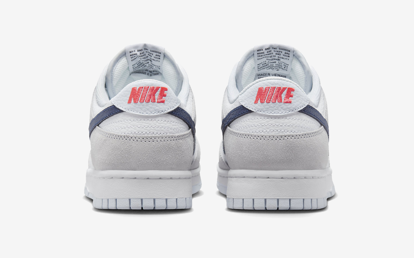 Nike Dunk Low 'White Grey Navy Aqua Mini Swoosh'