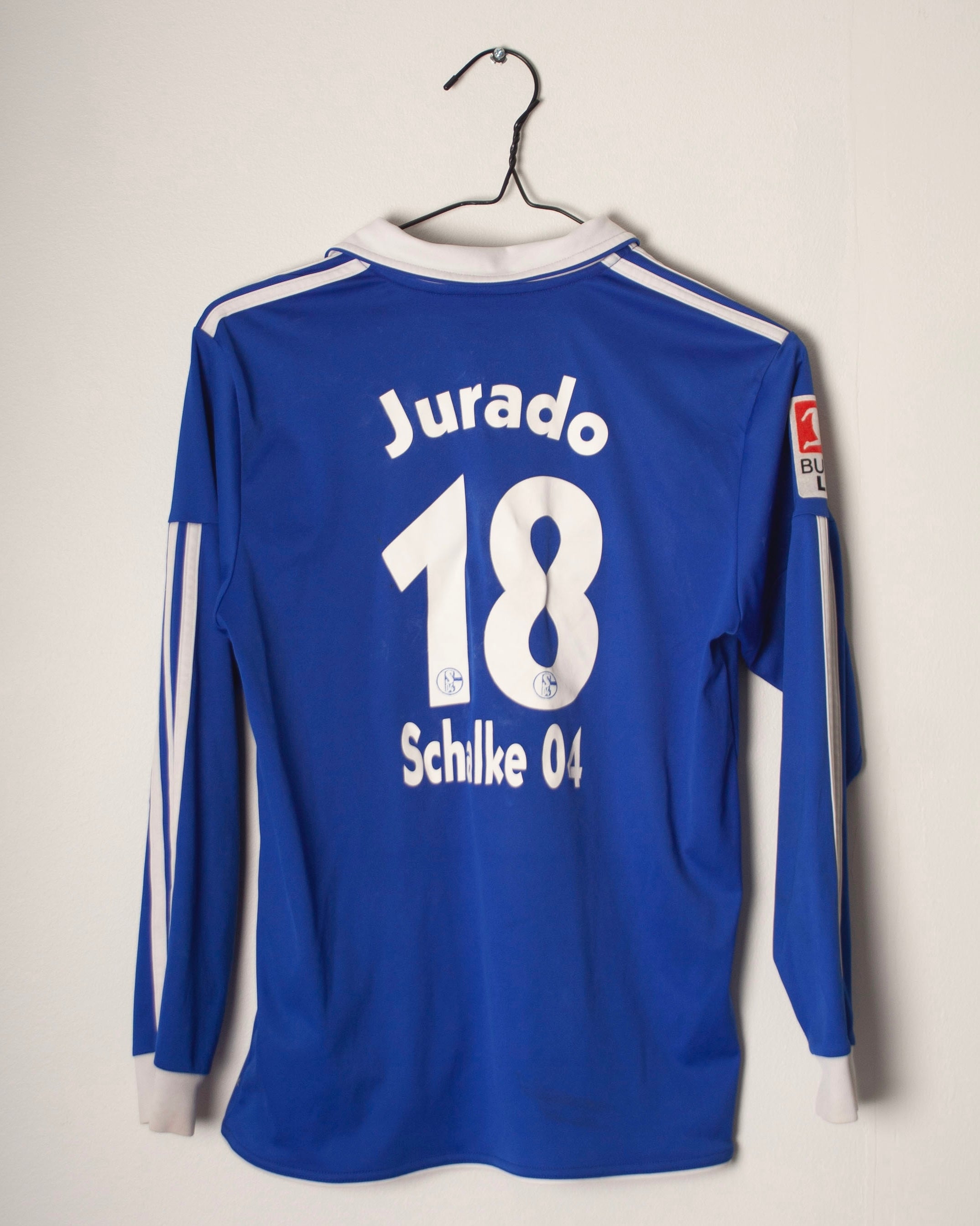 Adidas - Schalke 04 2010/12 Home Football Shirt 'JURADO'