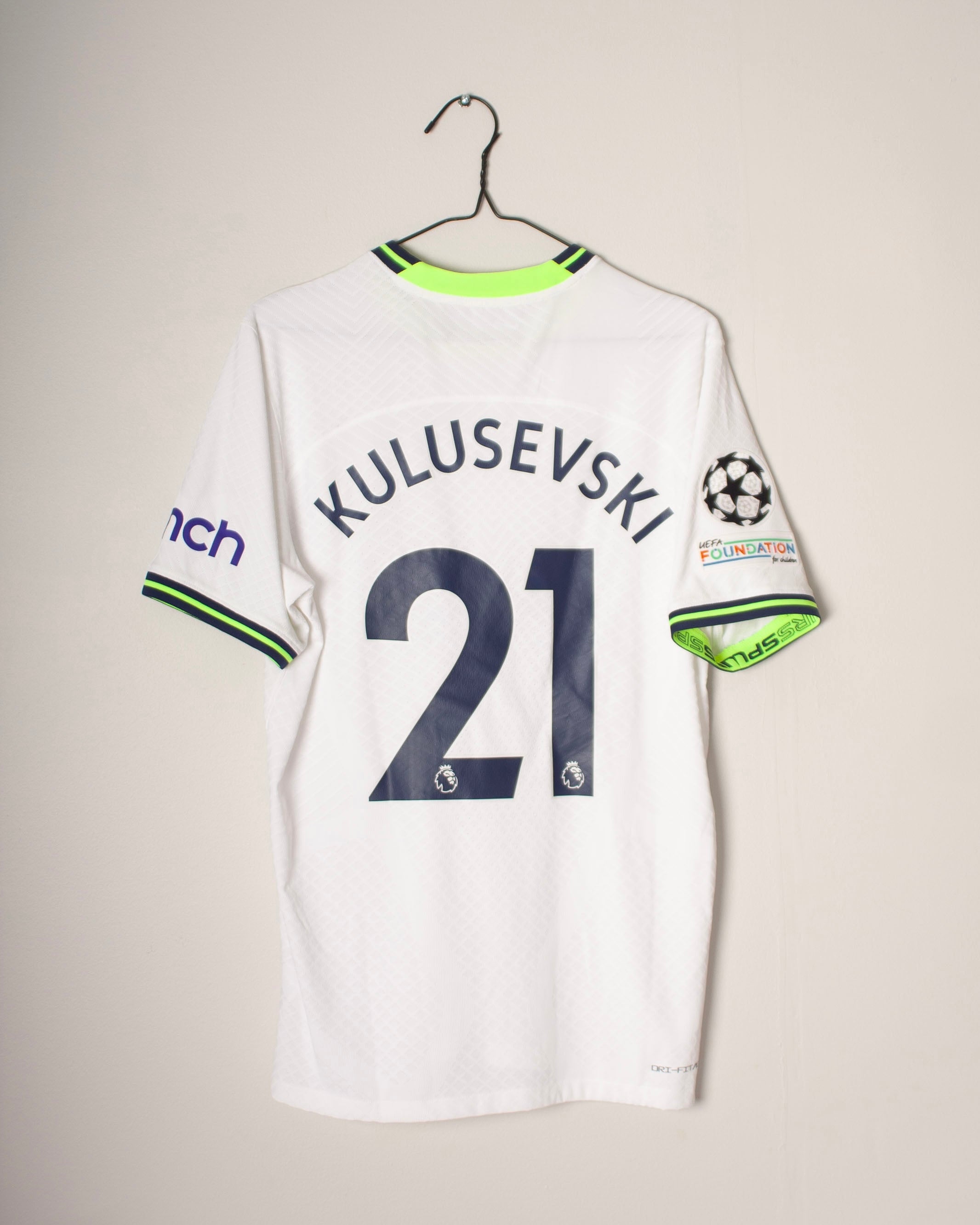 Nike - Tottenham Hotspur 2022/23 Home Football Shirt 'KULUSEVSKI' (Vaporknit)