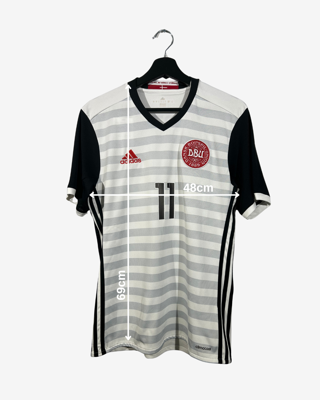 Adidas - Danmark 2016 Udebanetrøje 'NAME'