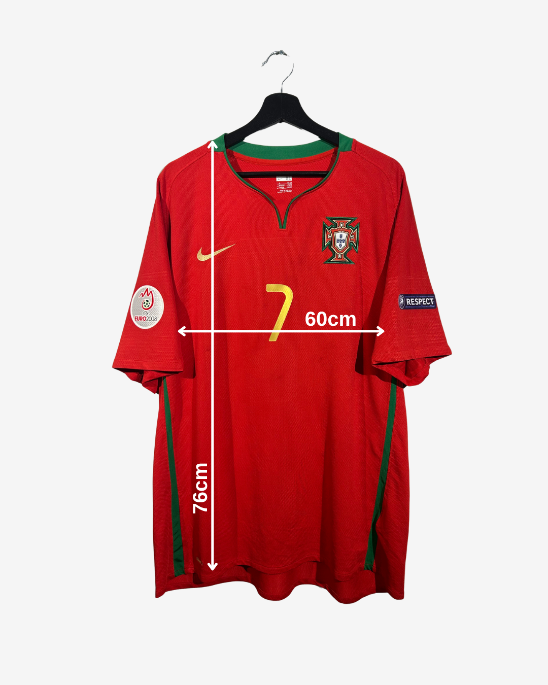 Nike - Portugal 2008 Home Football Shirt 'RONALDO'