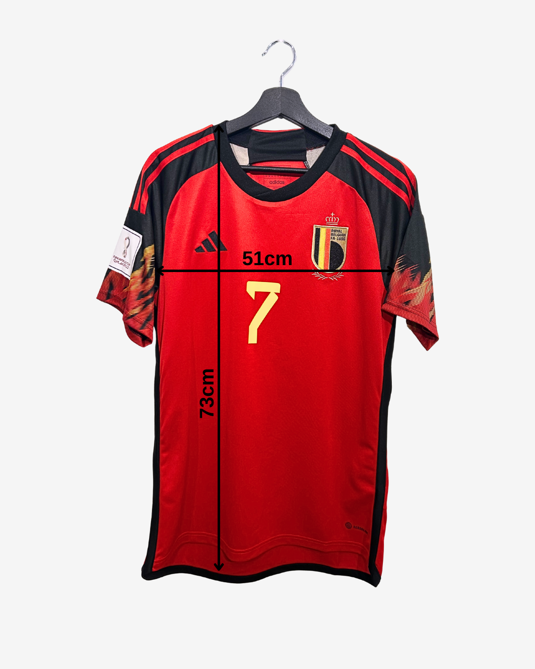 Addias - Belgium 2022 Home Football Shirt 'DE BRUYNE'