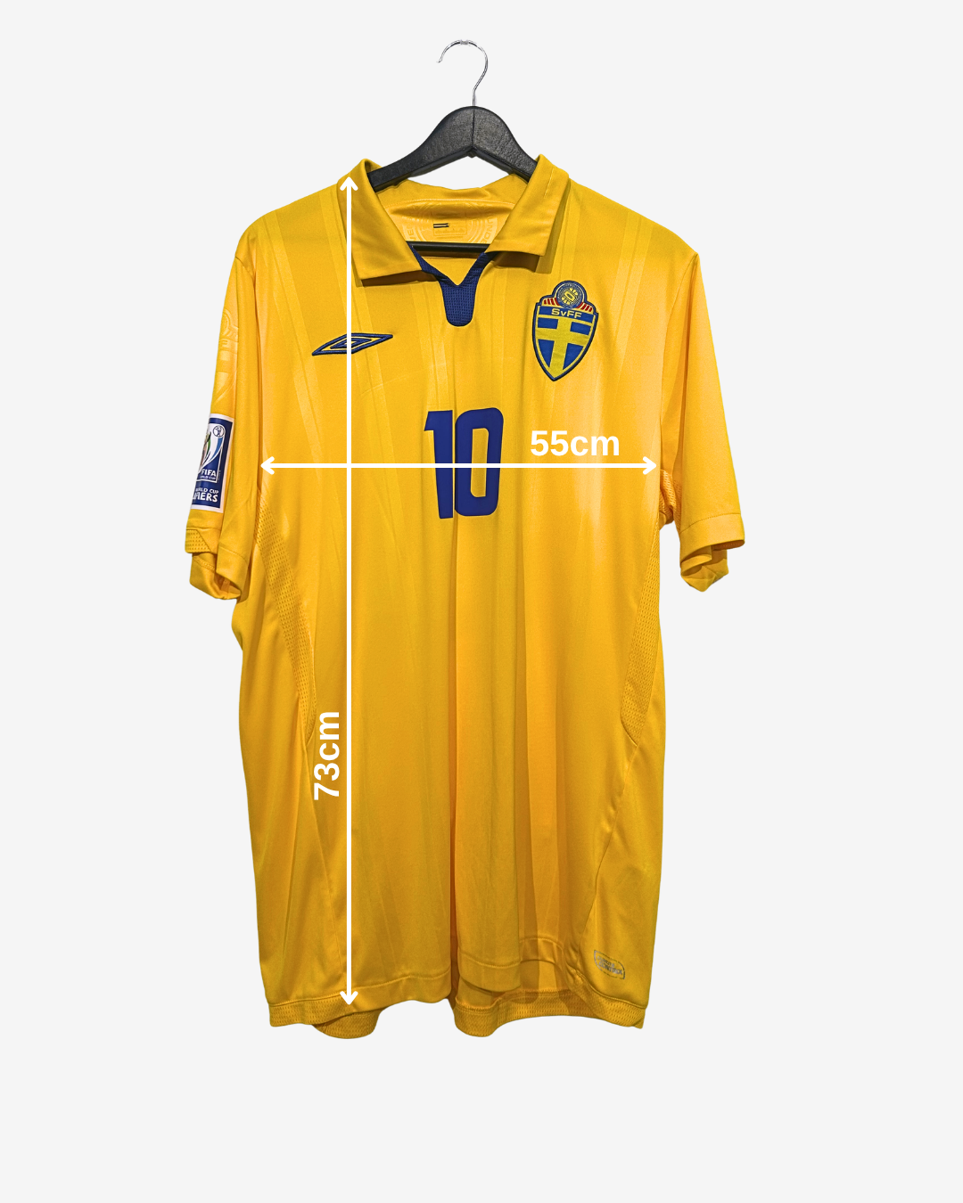 Umbro - Sweden 2009 Home Football Shirt 'IBRAHIMOVIC'