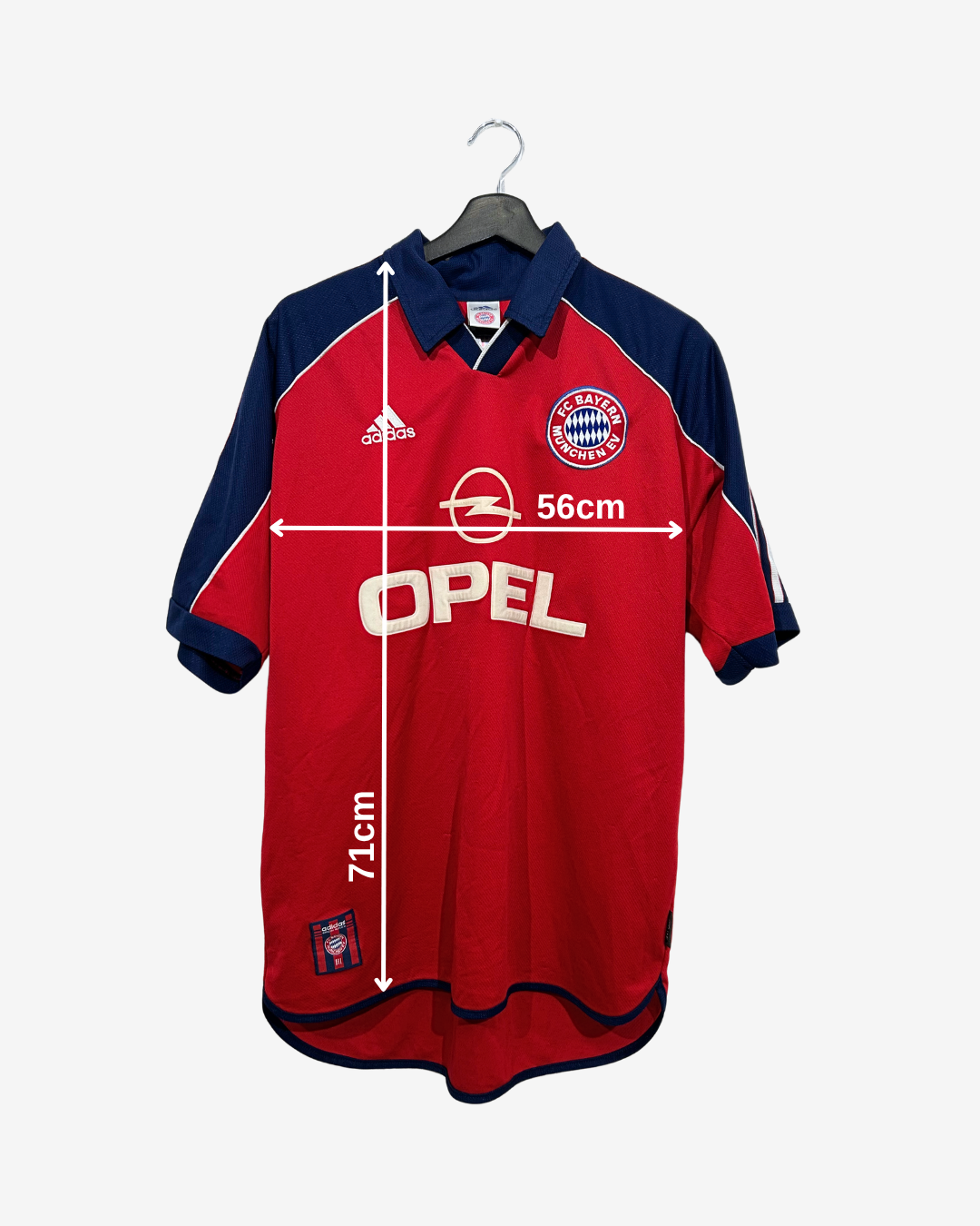 Adidas - Bayern Munchen 1999/01 Home Football Shirt 'SANTA CRUZ'