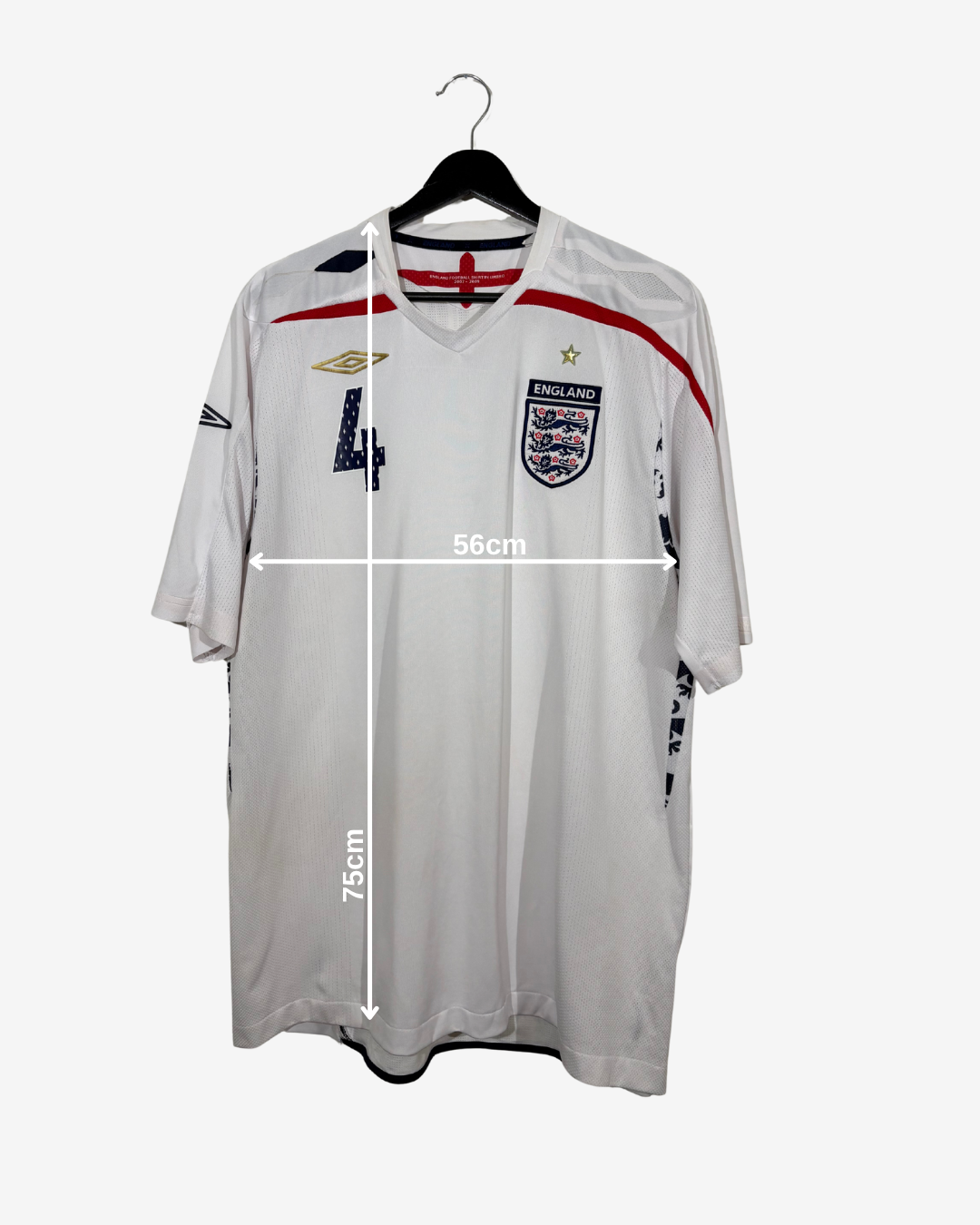 Umbro - England 2008 Home Football Shirt 'GERRARD'