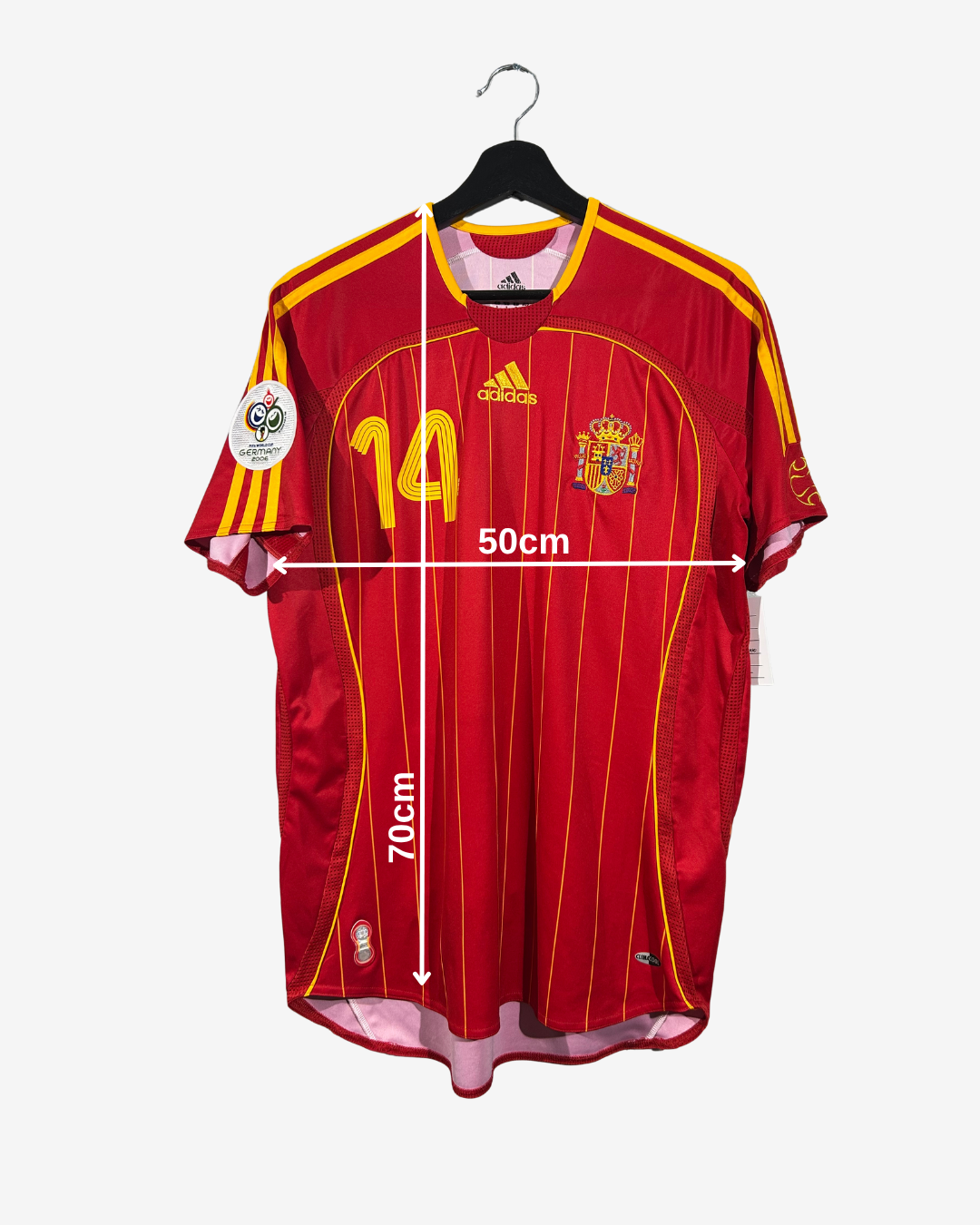 Adidas - Spain 2006 Home Football Shirt 'ALONSO'