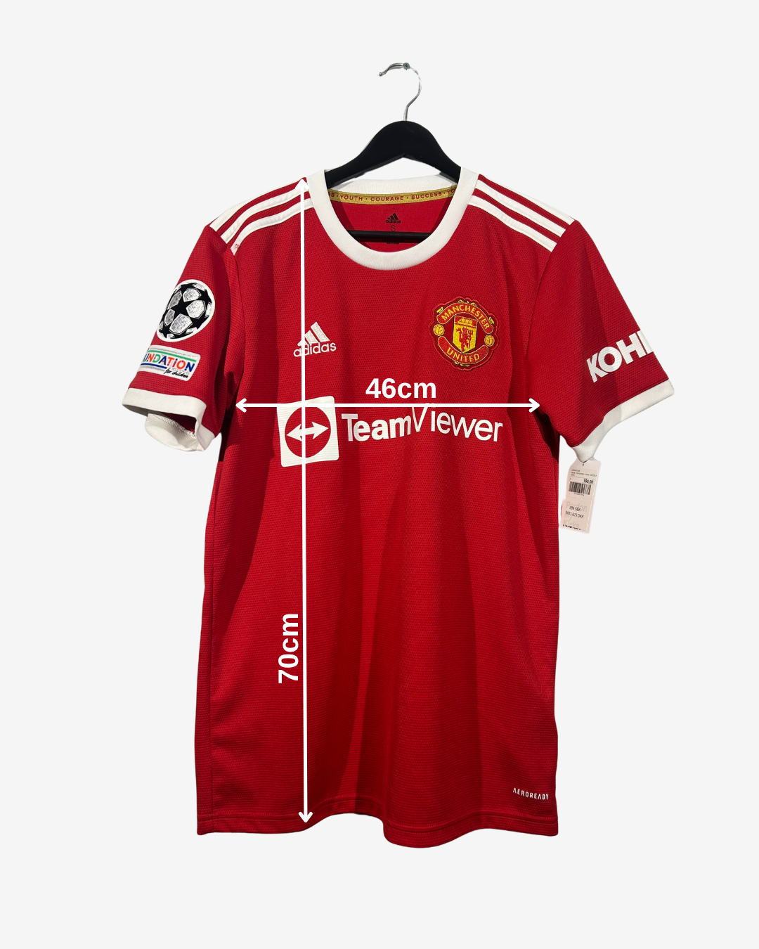 Adidas - Manchester United 2021/22 Home Football Shirt 'RONALDO'
