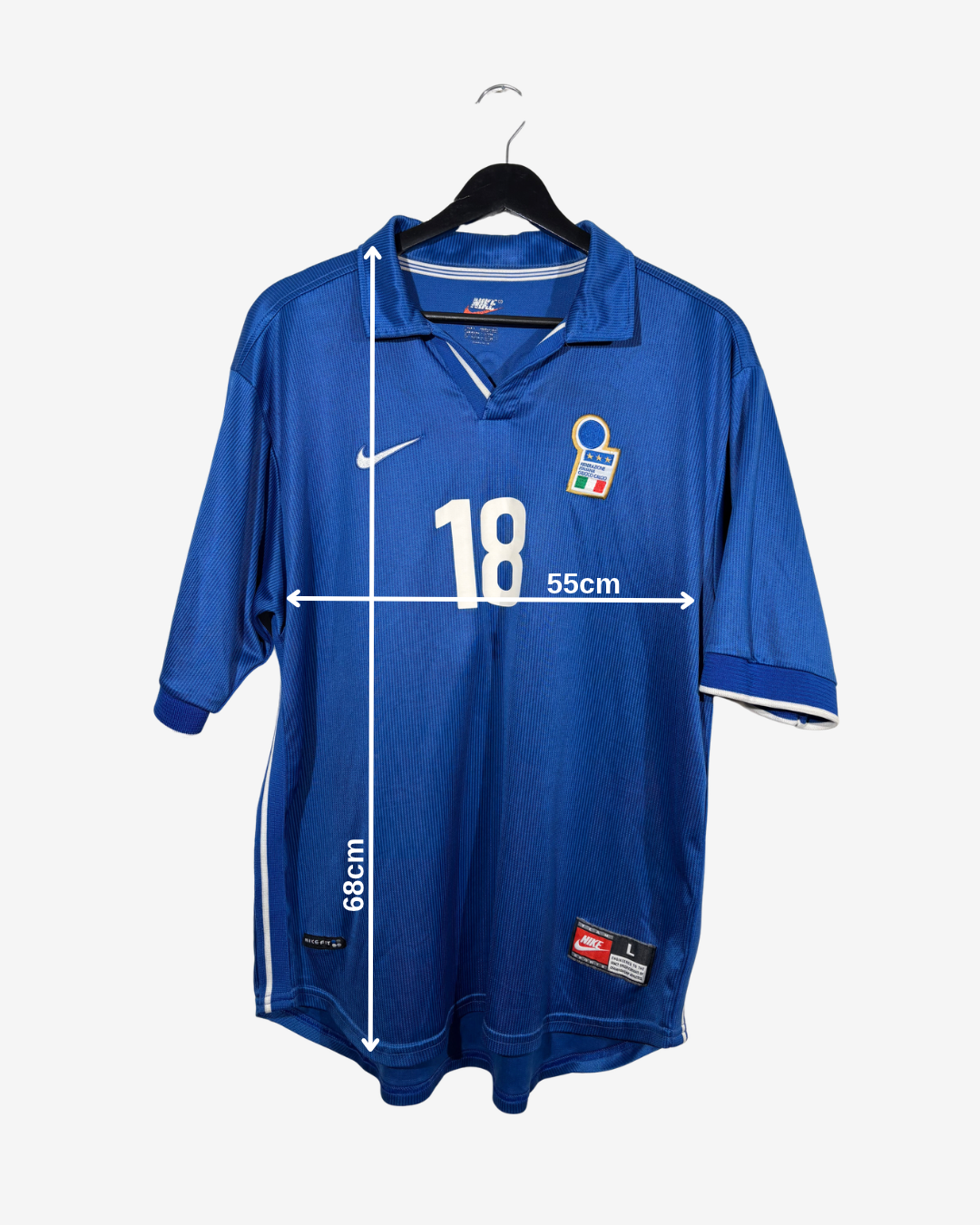 Nike - Italy 1998 Home Football Shirt 'BAGGIO'