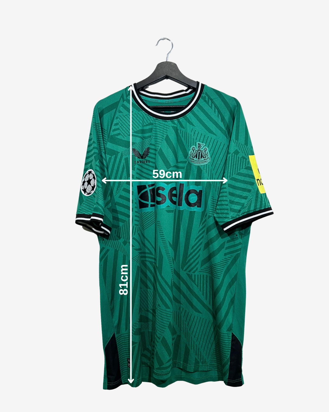 Castore - Newcastle United 2023/24 Away Football Shirt 'BRUNO G.'