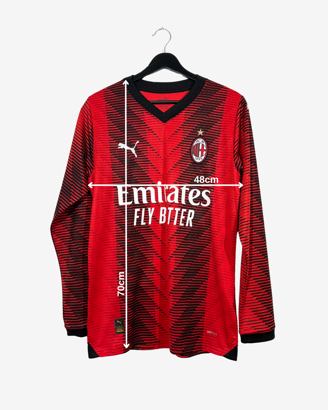Puma - AC Milan 2023/24 Home Football Shirt 'TOMORI'