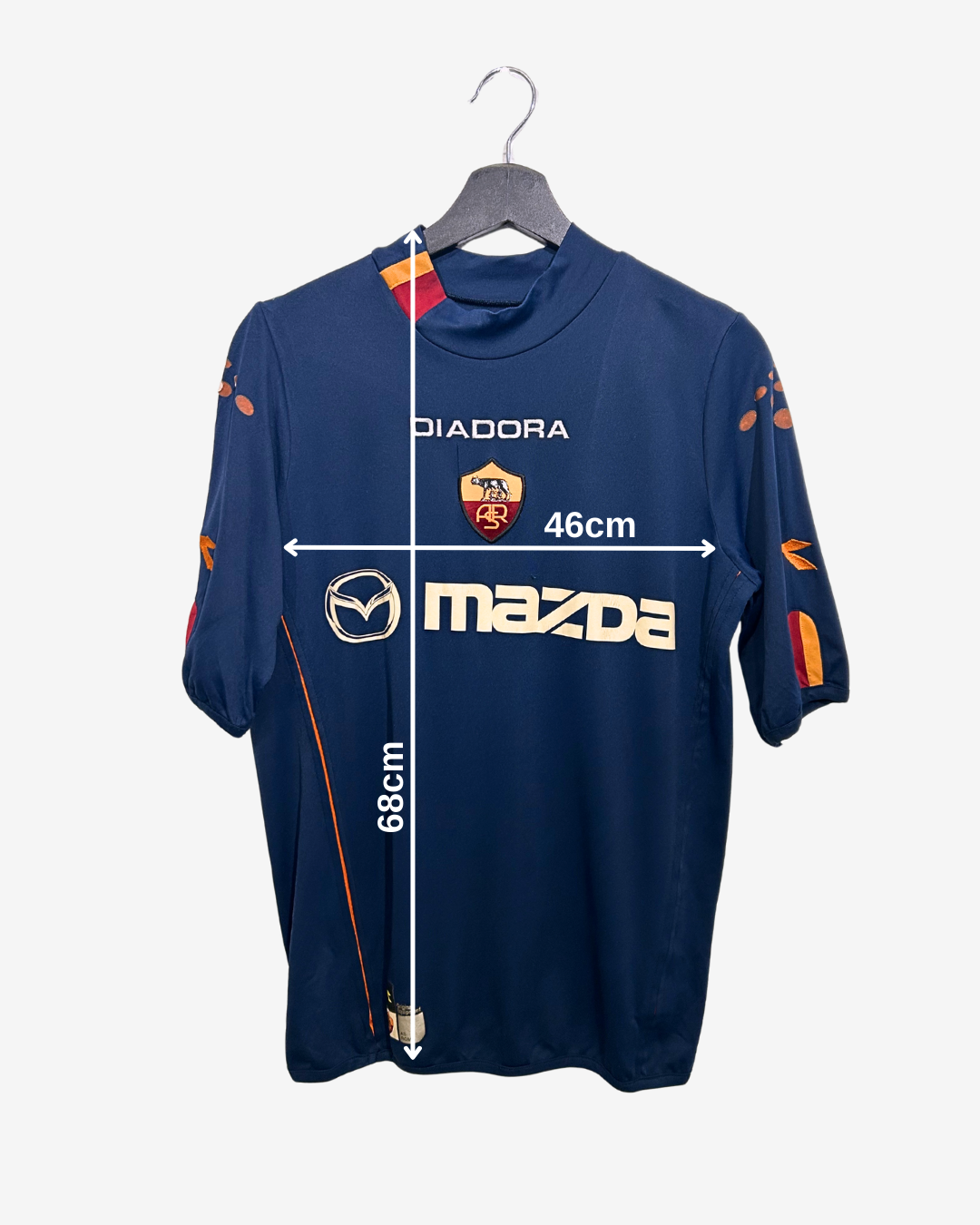 Diadora - AS Roma 2003/04 Fjerde Fodboldtrøje 'TOTTI'