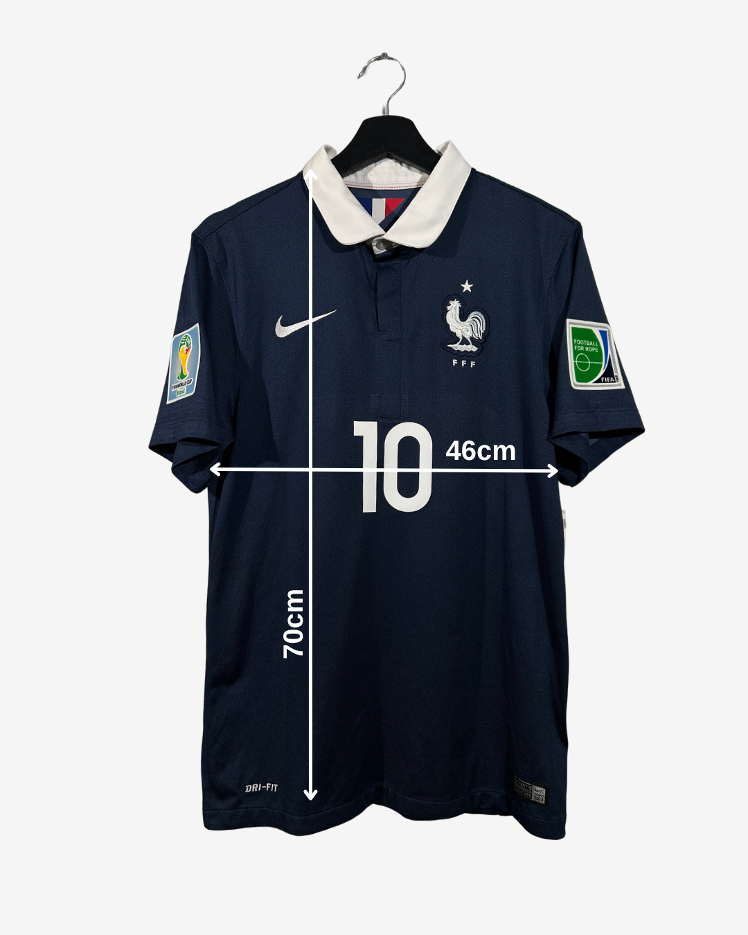 Nike - France 2014 Home Football Shirt 'BENZEMA'
