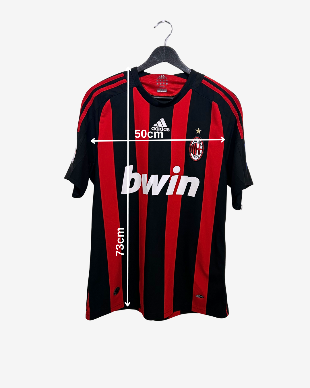 Adidas - AC Milan 2008/09 Home Football Shirt 'RONALDINHO'