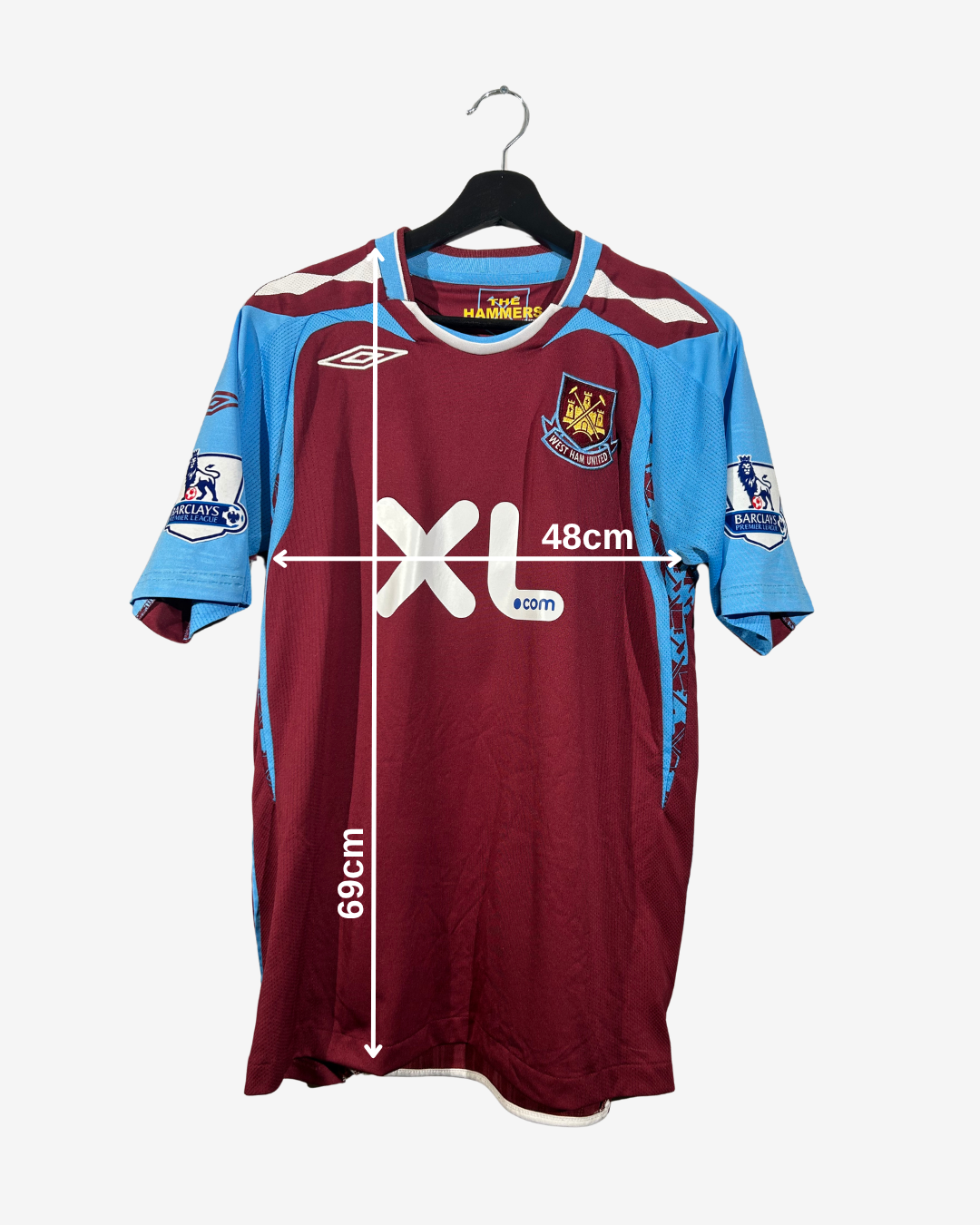 Umbro - West Ham United 2007/08 Hjemmebanetrøje 'LJUNGBERG'