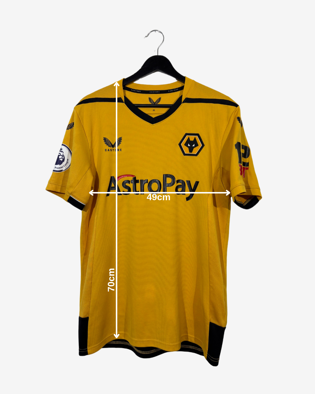 Castore - Wolverhampton Wanderers 2022/23 Hemmatröja 'SARABIA'