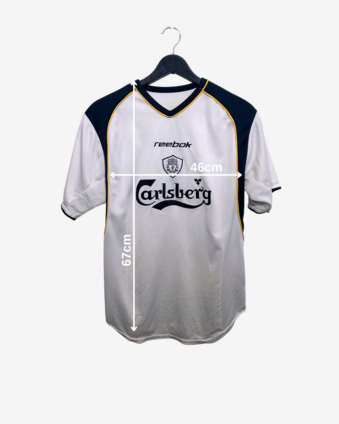 Reebok - Liverpool FC 2001/02 Away Football Shirt 'GERRARD'