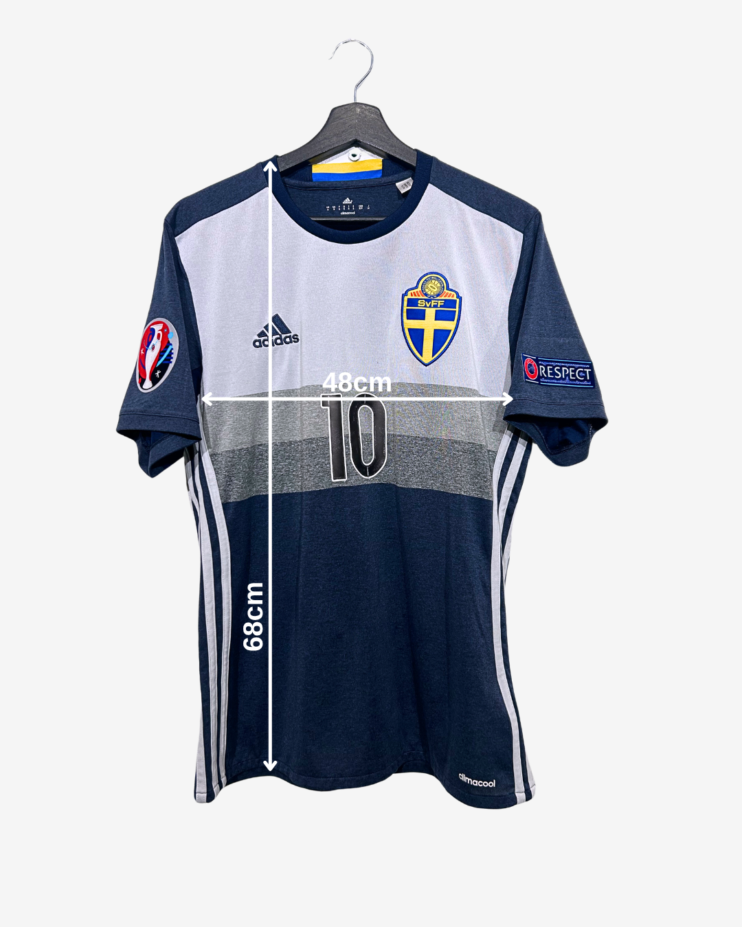 Adidas - Sweden 2016 Away Football Shirt 'IBRAHIMOVIC'