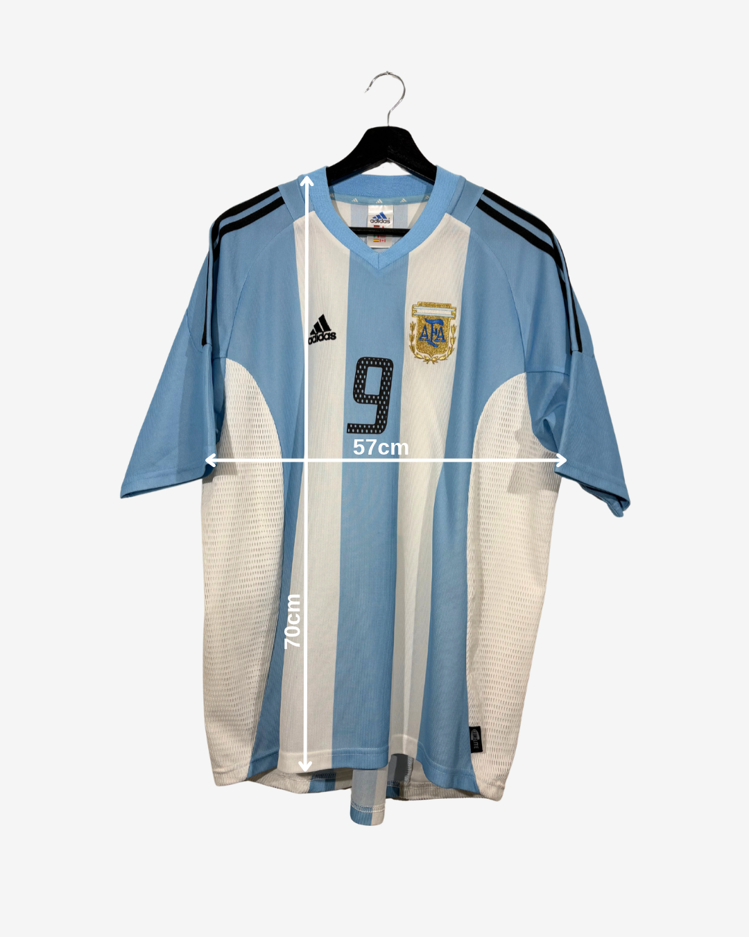 Adidas - Argentina 2002 Home Football Shirt 'BATISTUTA'