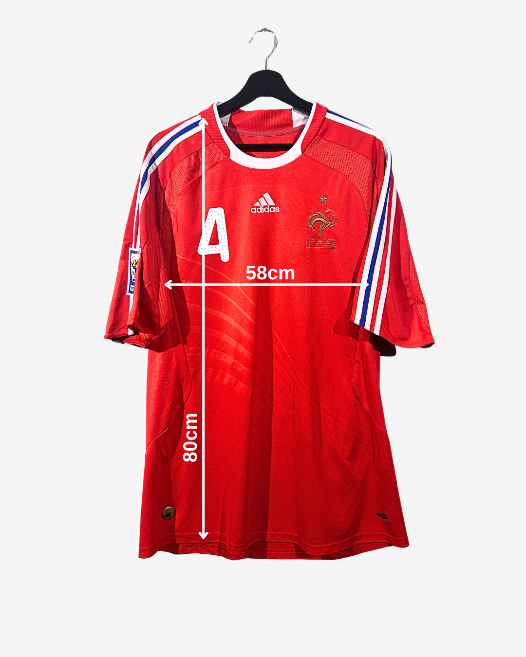 Adidas - France 2008 Away Football Shirt 'VIEIRA'