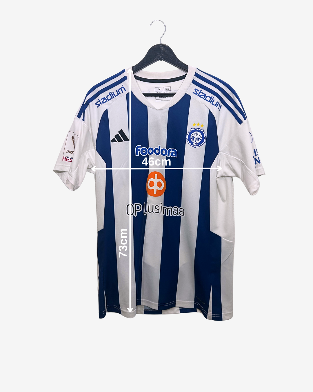 Adidas - HJK Helsinki 2024/25 Home Football Shirt Matchworn & Signed 'BENISSAN'