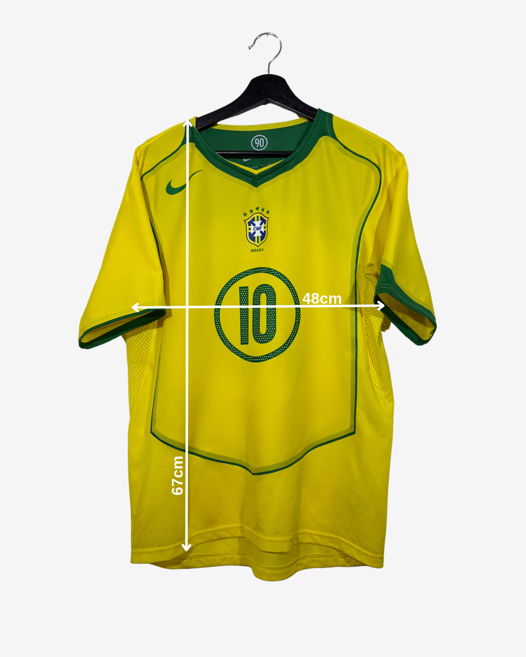 Nike - Brasilien 2004 Hemmatröja 'RONALDINHO' Reissue