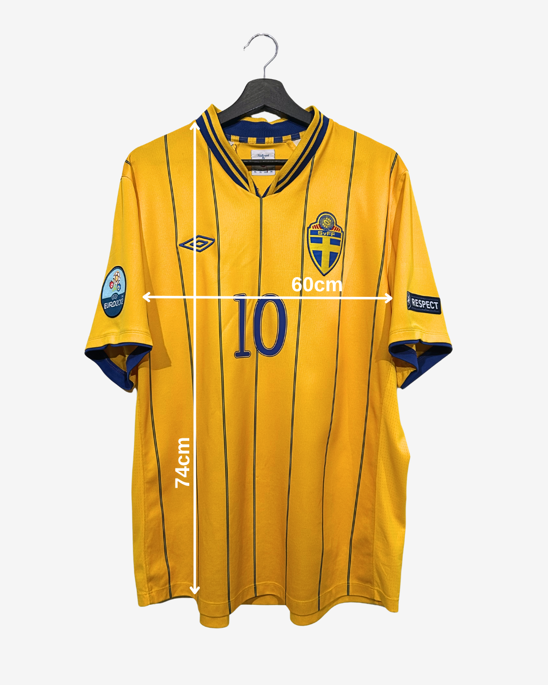 Umbro - Sweden 2012 Home Football Shirt 'IBRAHIMOVIC'