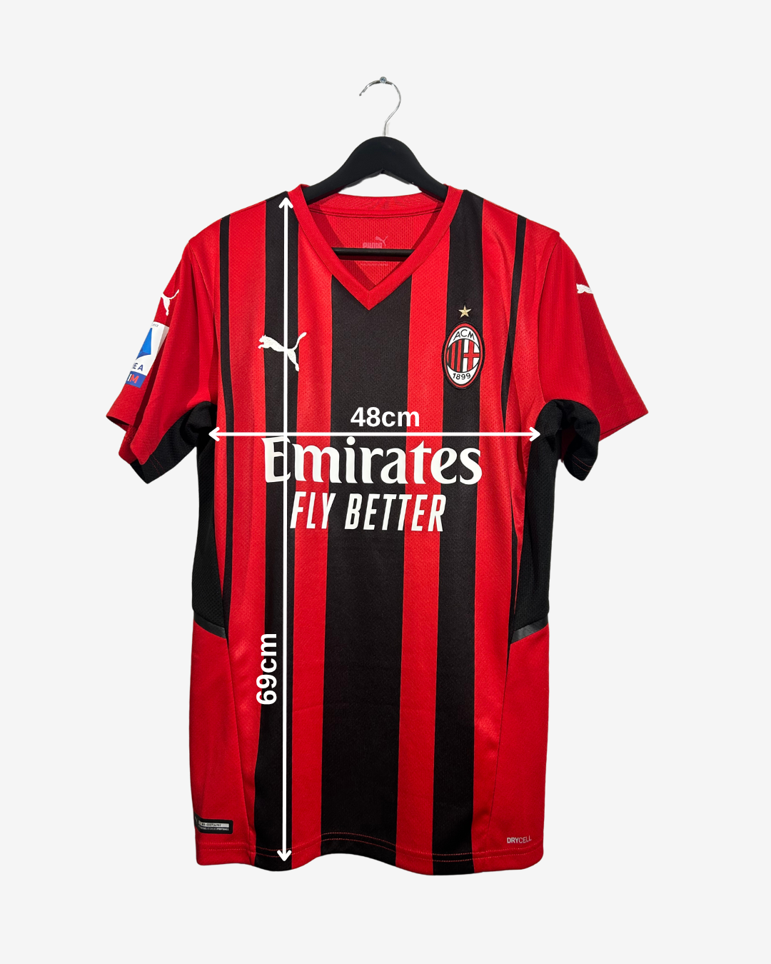 Puma - AC MIlan 2021/22 Home Football Shirt 'IBRAHIMOVIC'