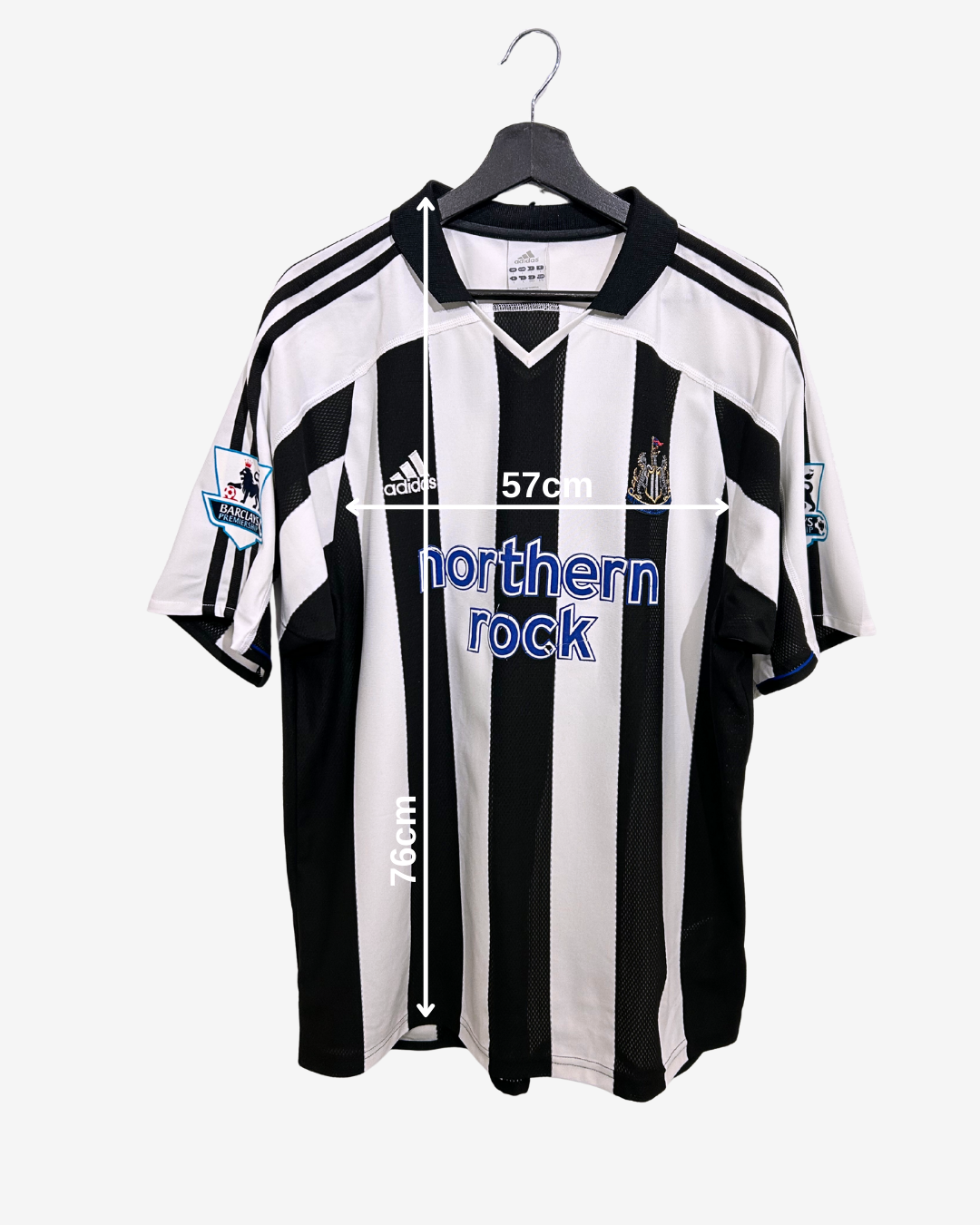 Adidas - Newcastle United 2003/05 Home Football Shirt 'SHEARER'