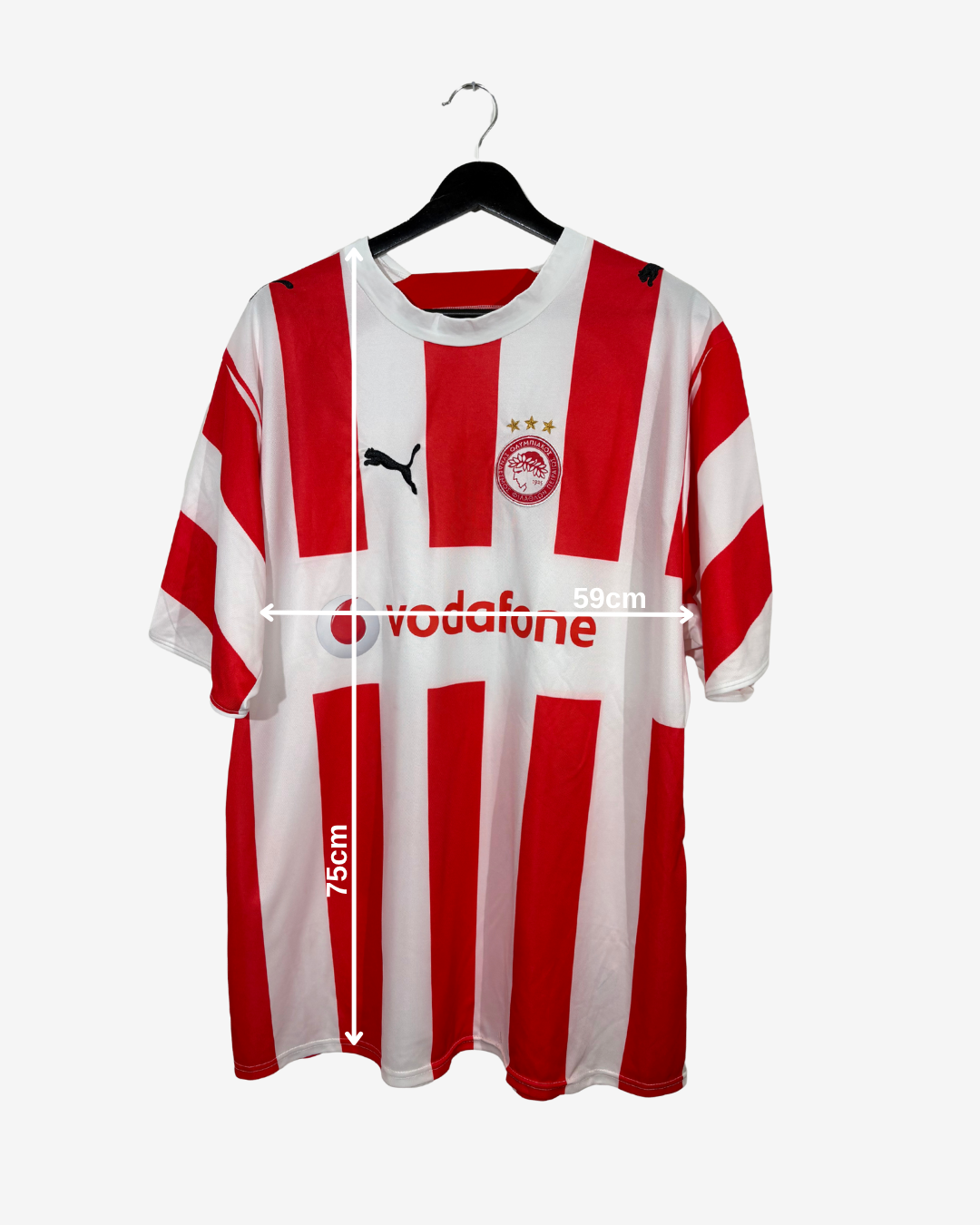 Puma - Olympiacos 2006/07 Home Football Shirt 'RIVALDO'