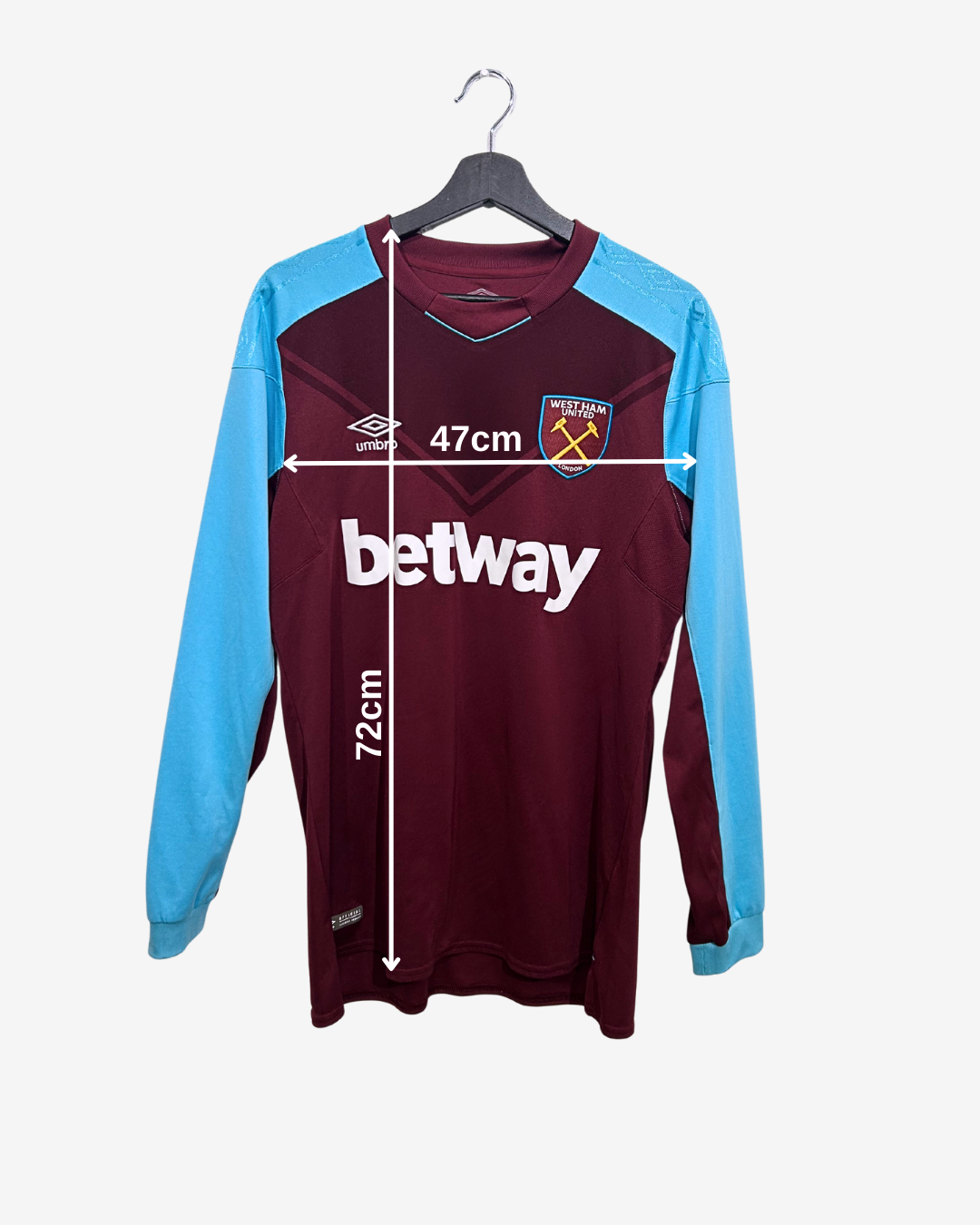 Umbro - West Ham United 2017/18 Home Football Shirt 'CARROLL'