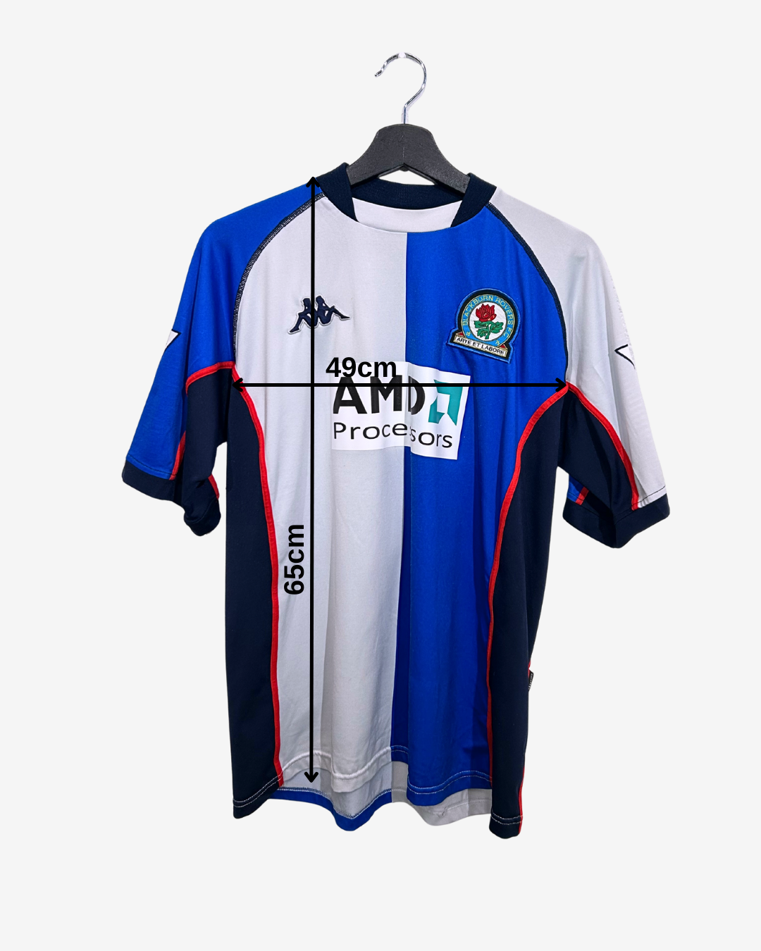 Kappa - Blackburn Rovers 2002/03 Home Football Shirt 'JOHANSSON'