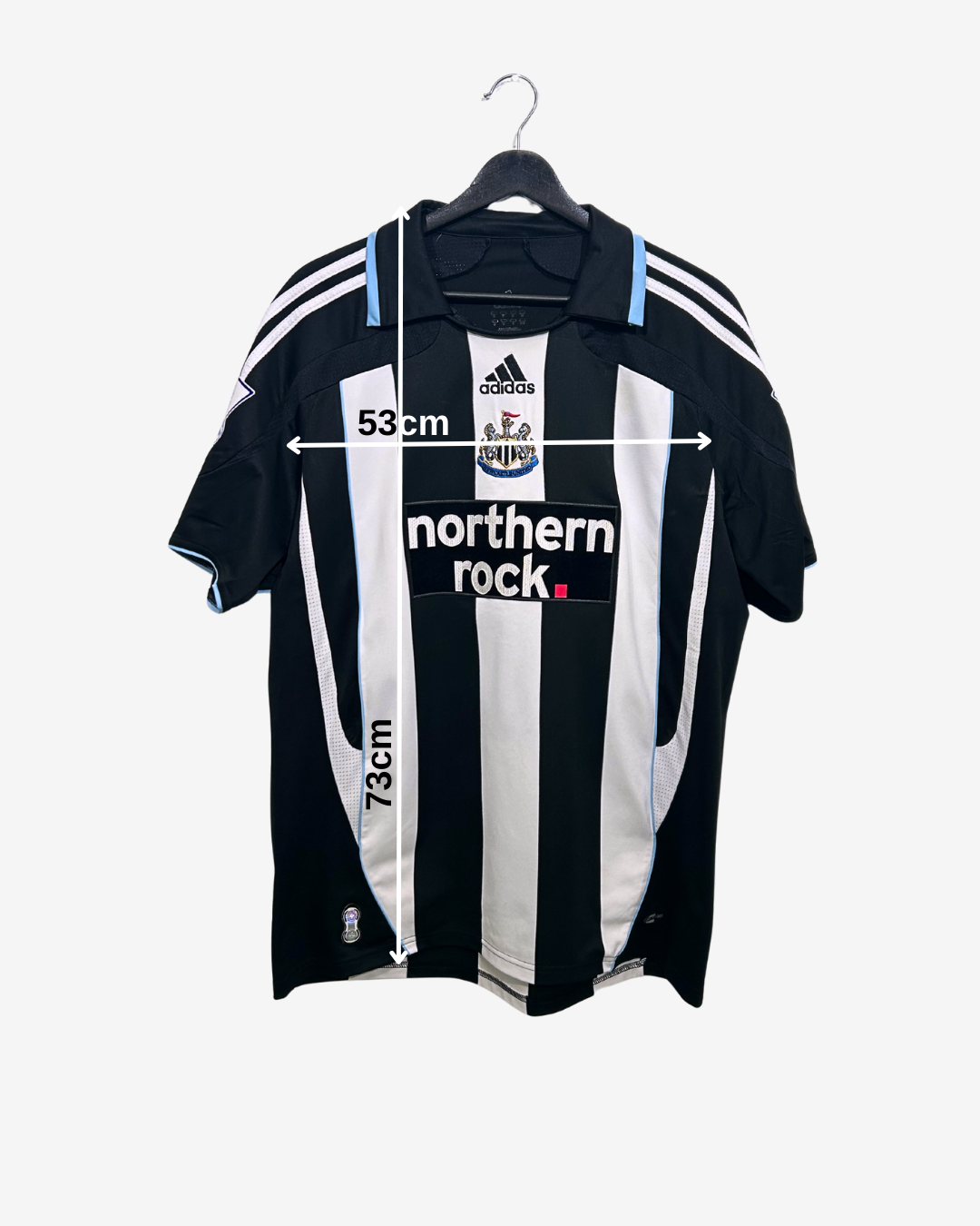 Adidas - Newcastle United 2007/09 Home Football Shirt 'OWEN'