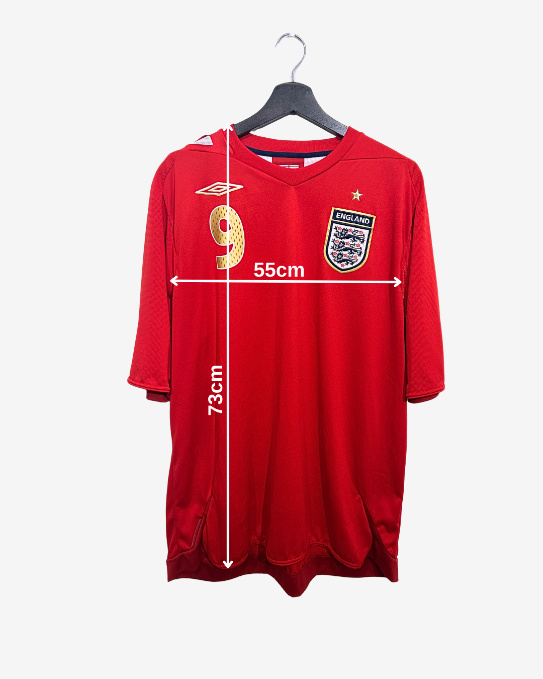 Umbro - England 2006 Away Football Shirt 'ROONEY'