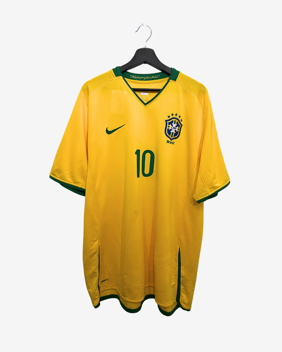 Nike - Brazil 2008 Home Football Shirt 'RONALDINHO'