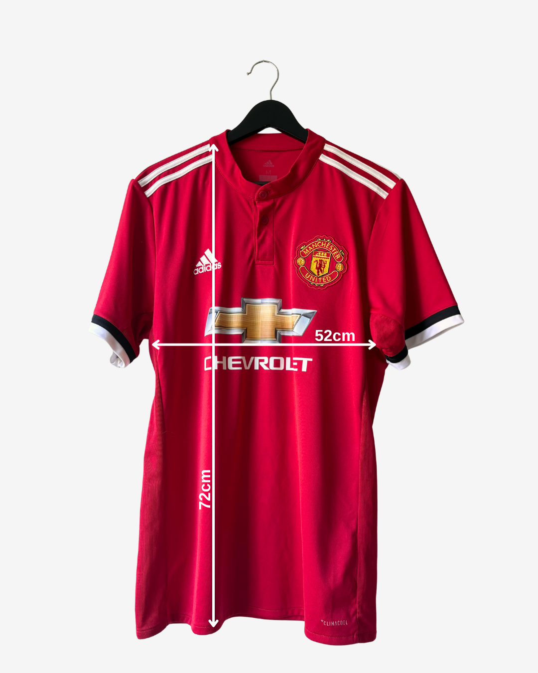 Adidas - Manchester United 2017/18 Home Football Shirt 'IBRAHIMOVIC'