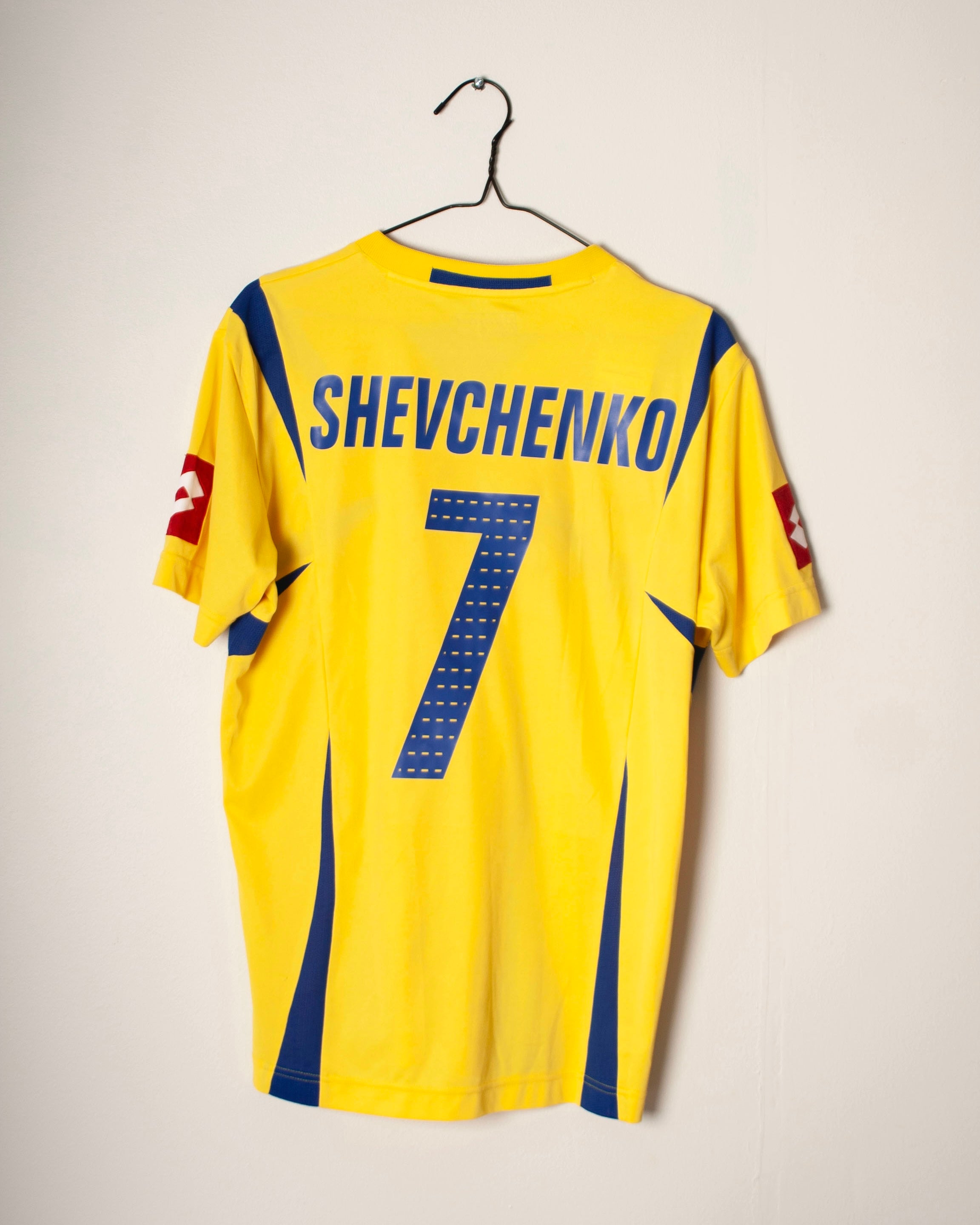 Lotto - Ukraine 2006 Home Football Shirt 'SHEVCHENKO'