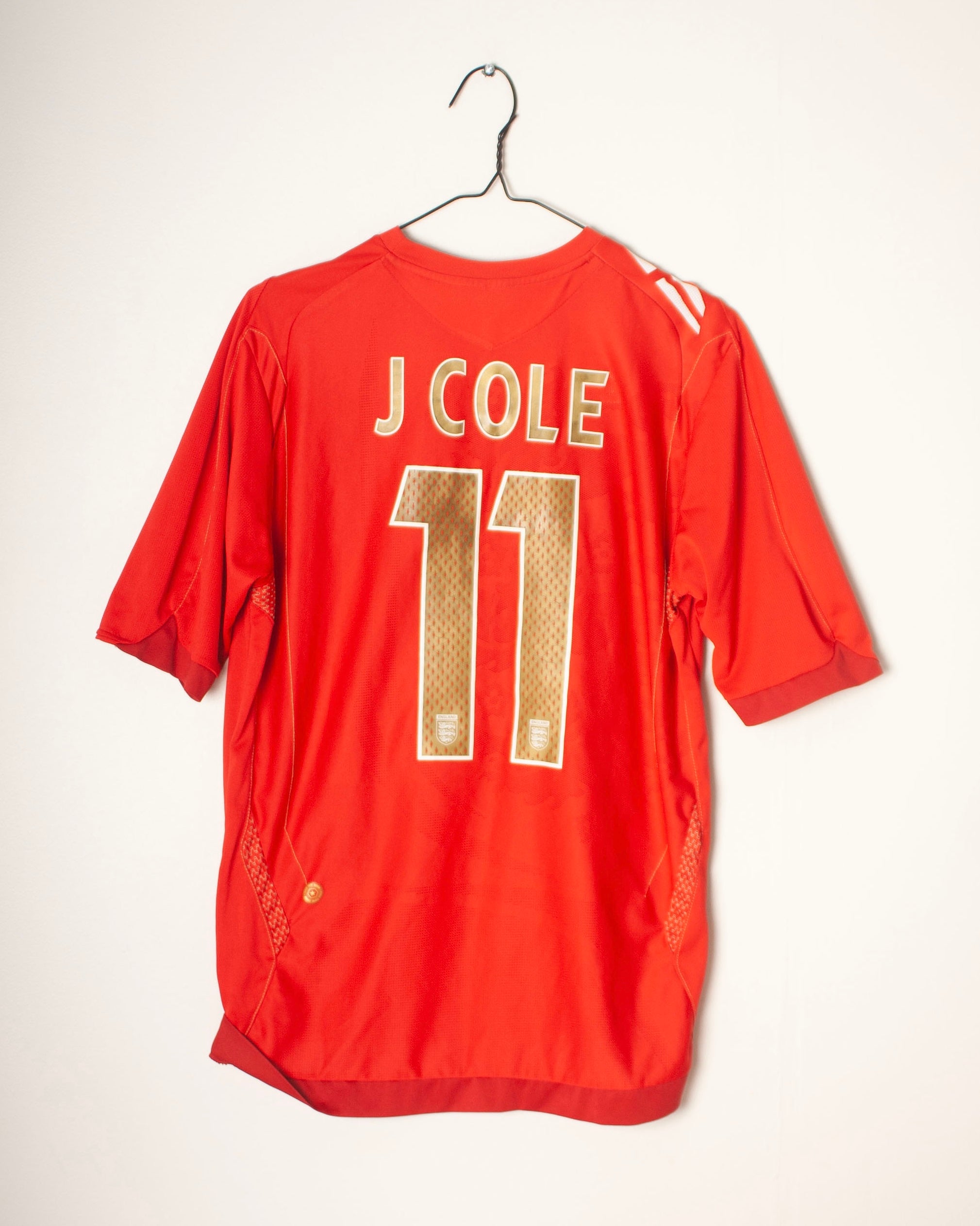 Umbro - England 2006 Away Football Shirt 'J COLE'