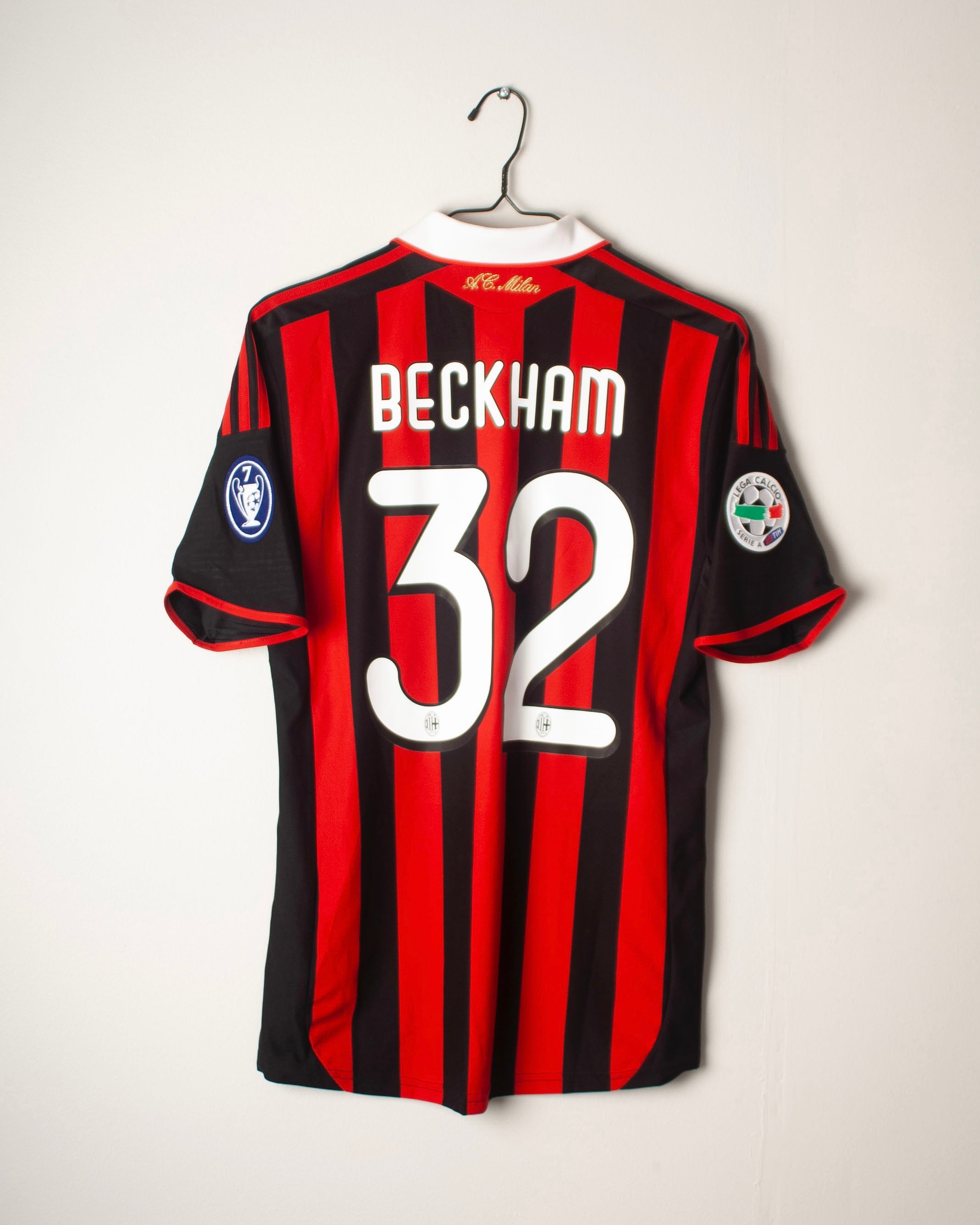 Adidas - AC Milan 2009/10 Home Football Shirt 'BECKHAM'