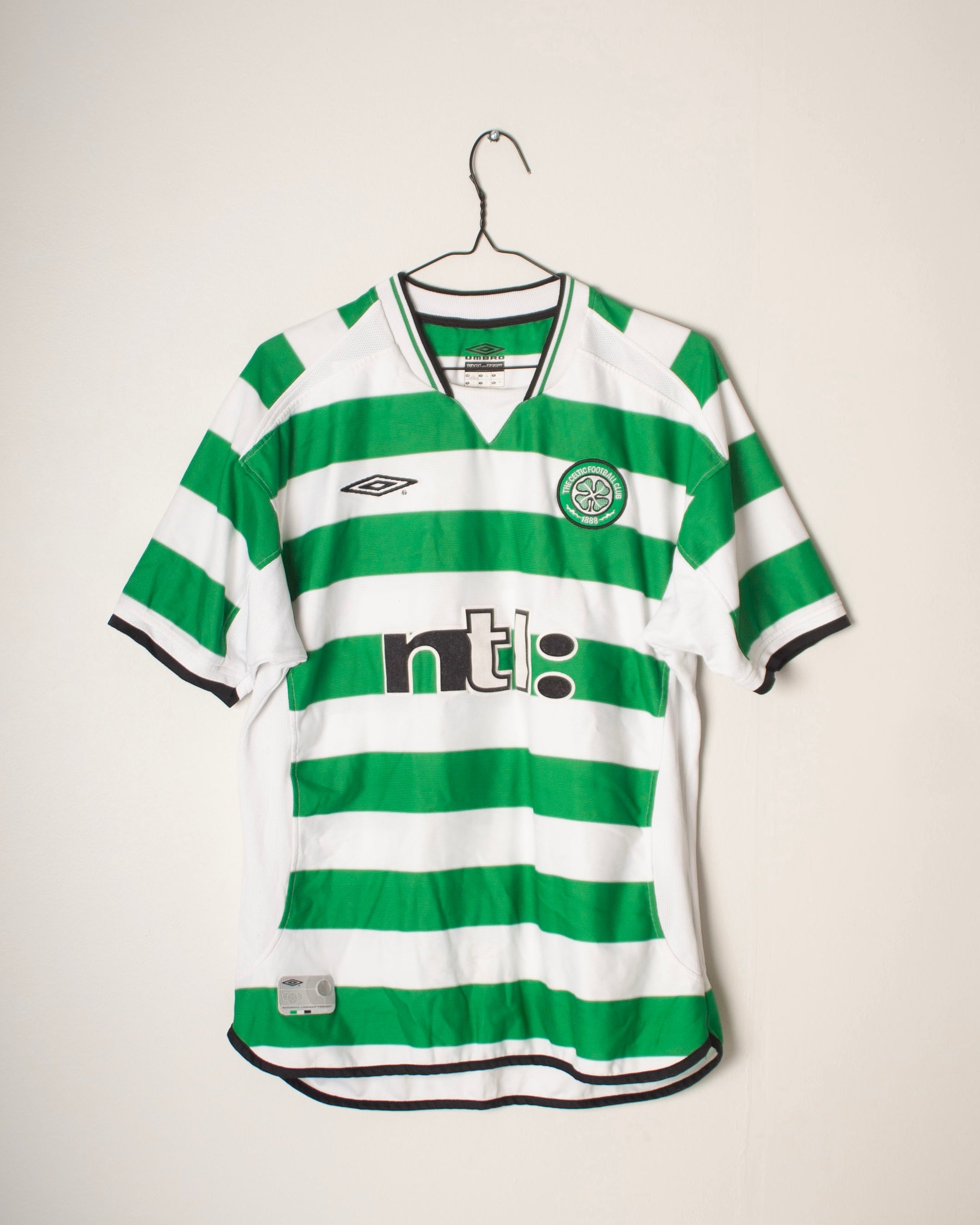 Umbro - Celtic FC 2001/03 Home Football Shirt 'LARSSON'