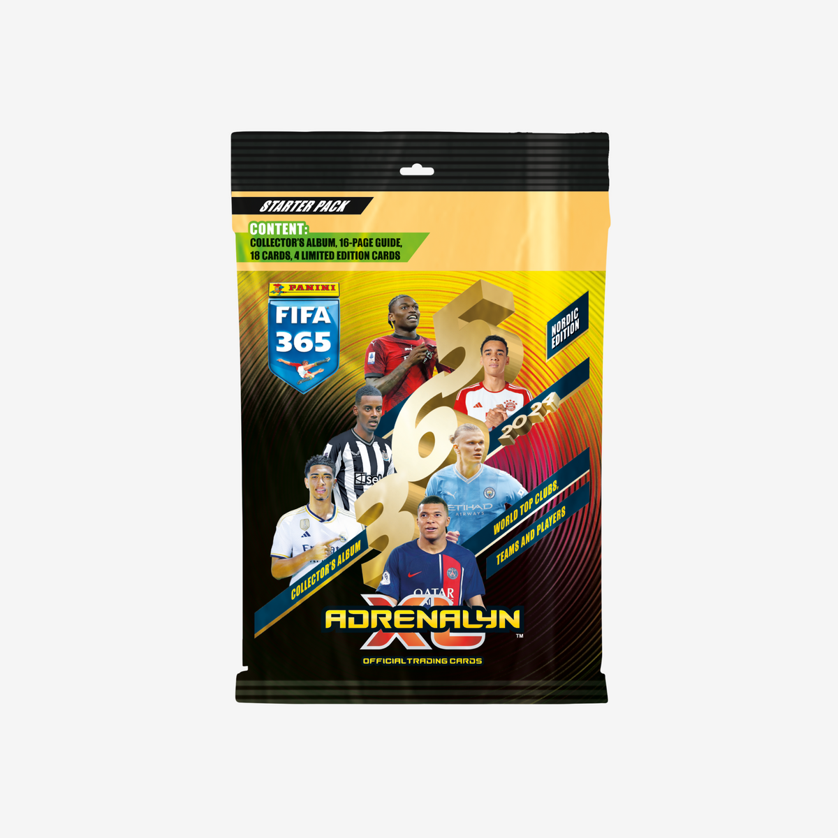 Panini Fifa 365 2024 Adrenalyn XL new STARTER binder - 3 booster 3 LIMITED