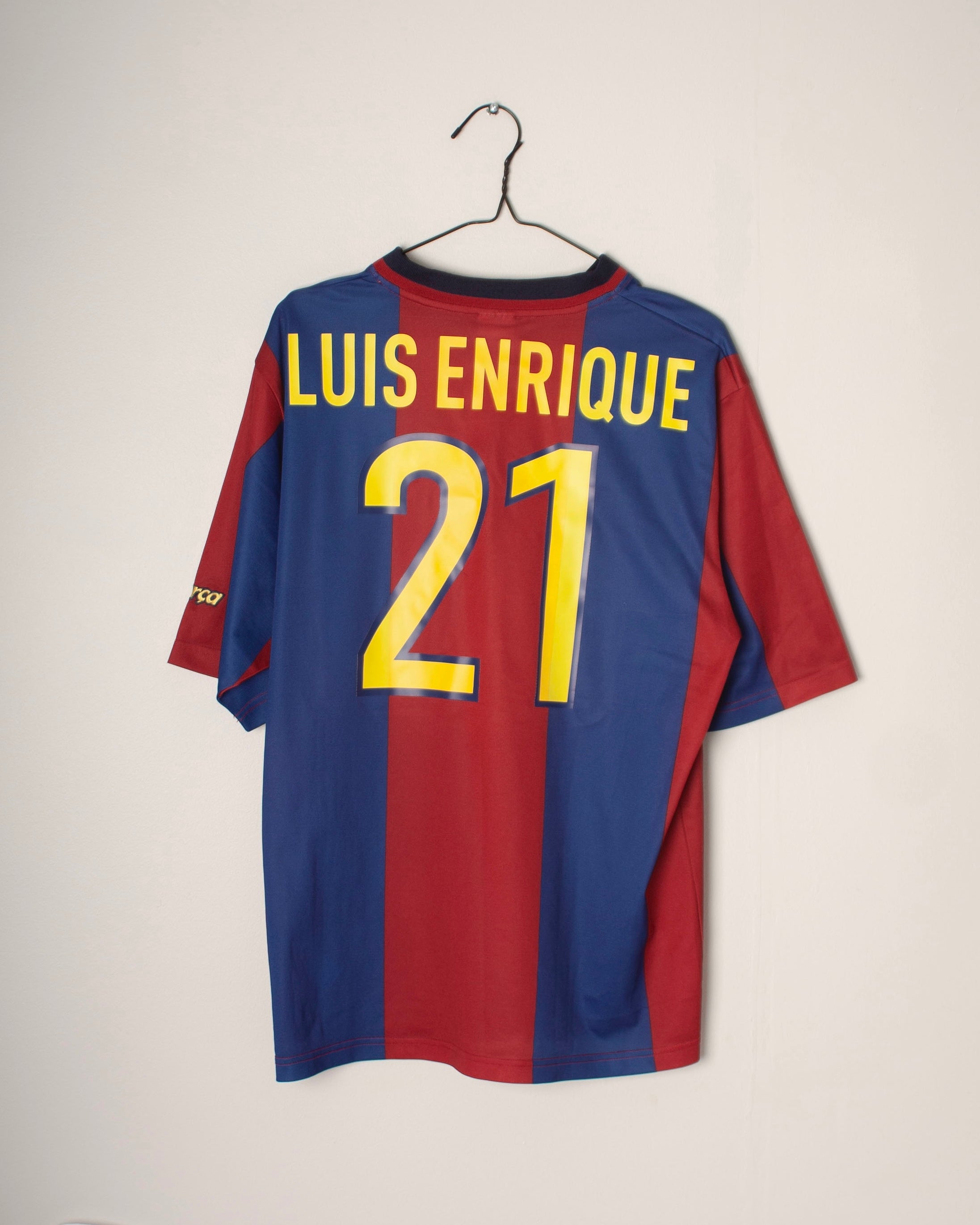 Nike - FC Barcelona 1998/99 Home Football Shirt 'LUIS ENRIQUE'