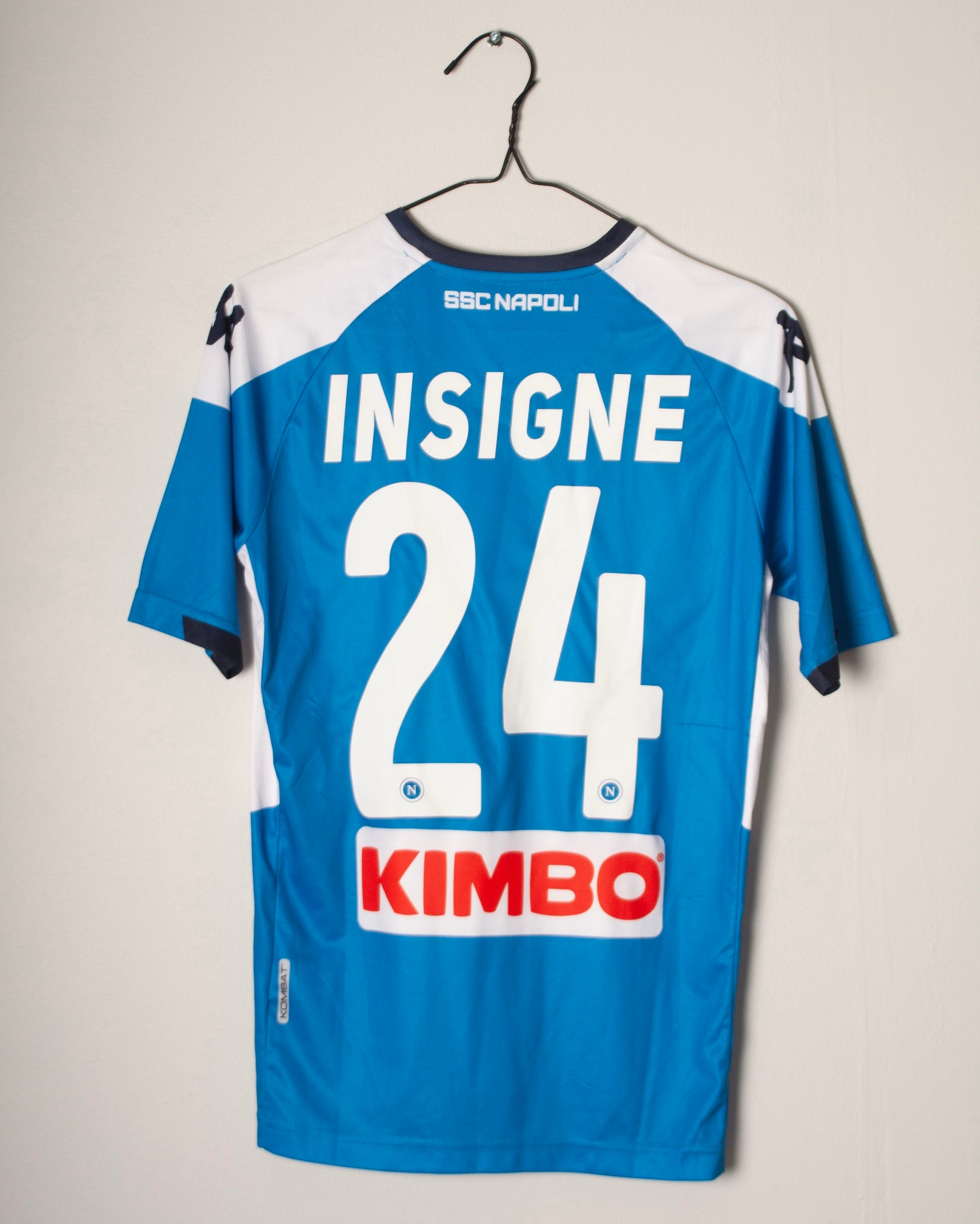 Kappa - SSC Napoli 2019/20 Home Football Shirt 'INSIGNE'