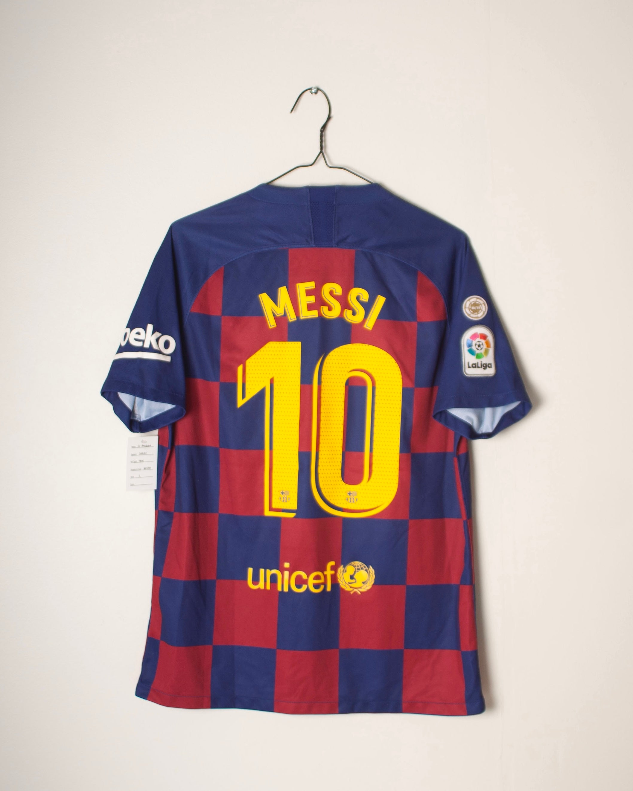 Nike - FC Barcelona 2019/20 Home Football Shirt 'MESSI'