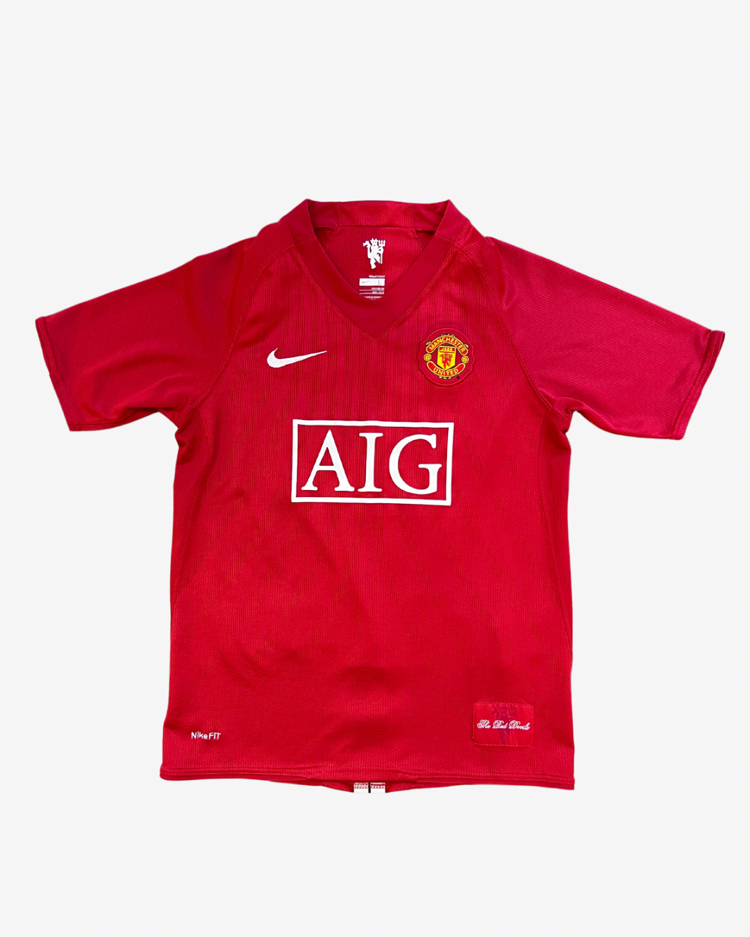 Nike - Manchester United 2007/09 Home Football Shirt 'TEVEZ'