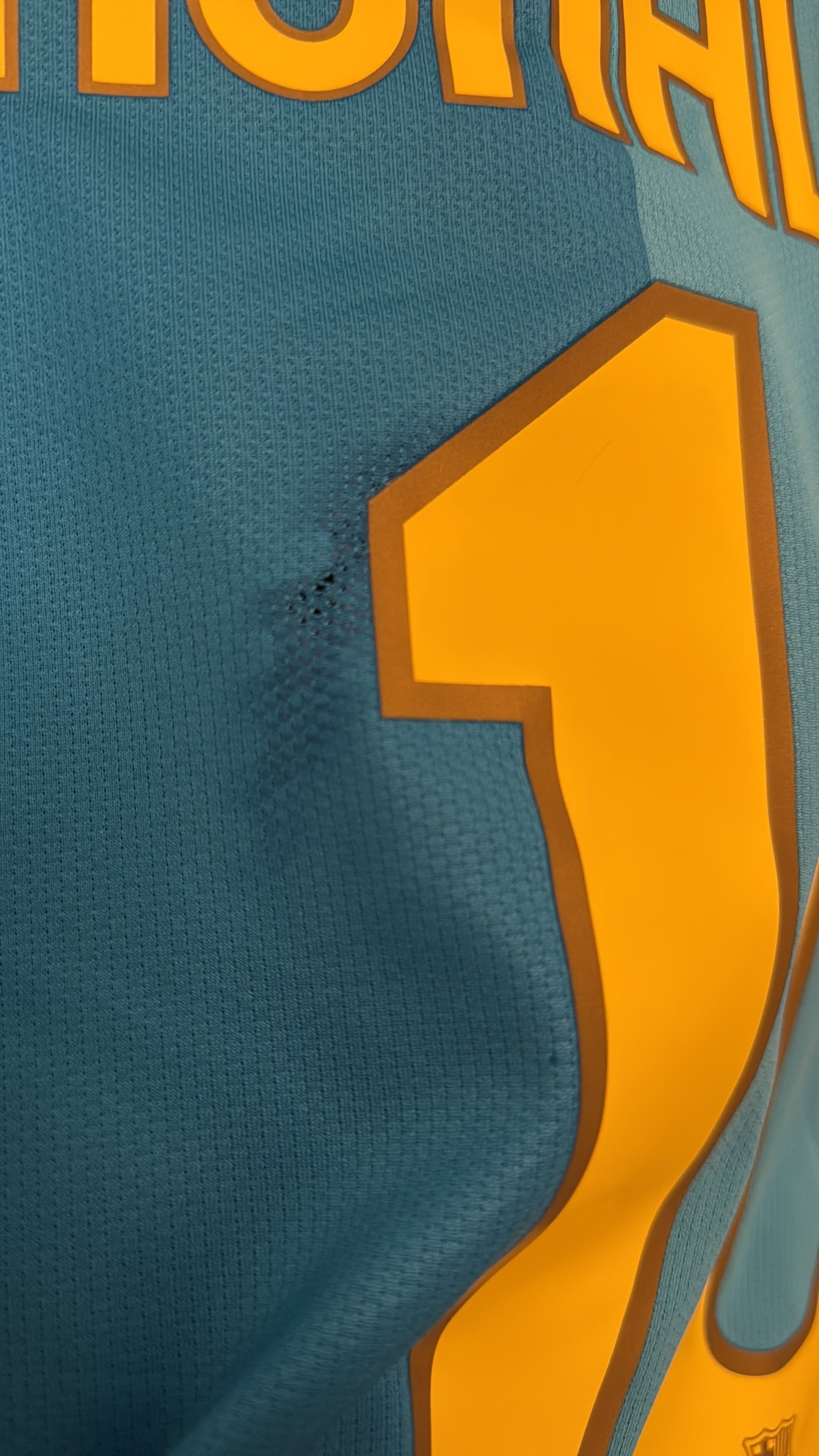 Nike - FC Barcelona 2007/08 Away Football Shirt 'RONALDINHO'