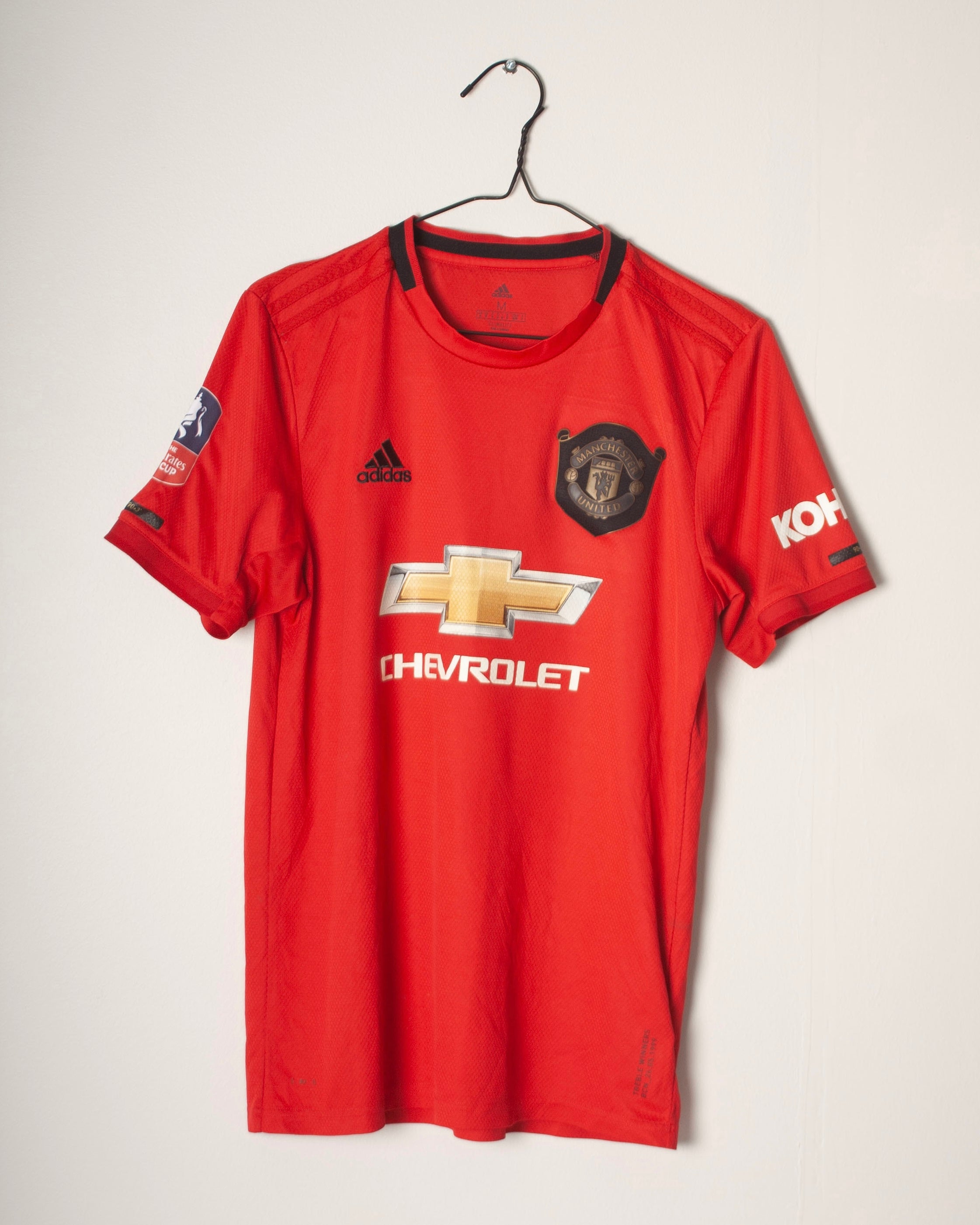 Adidas - Manchester United 2019/20 Home Football Shirt FA Cup Version 'McTOMINAY'