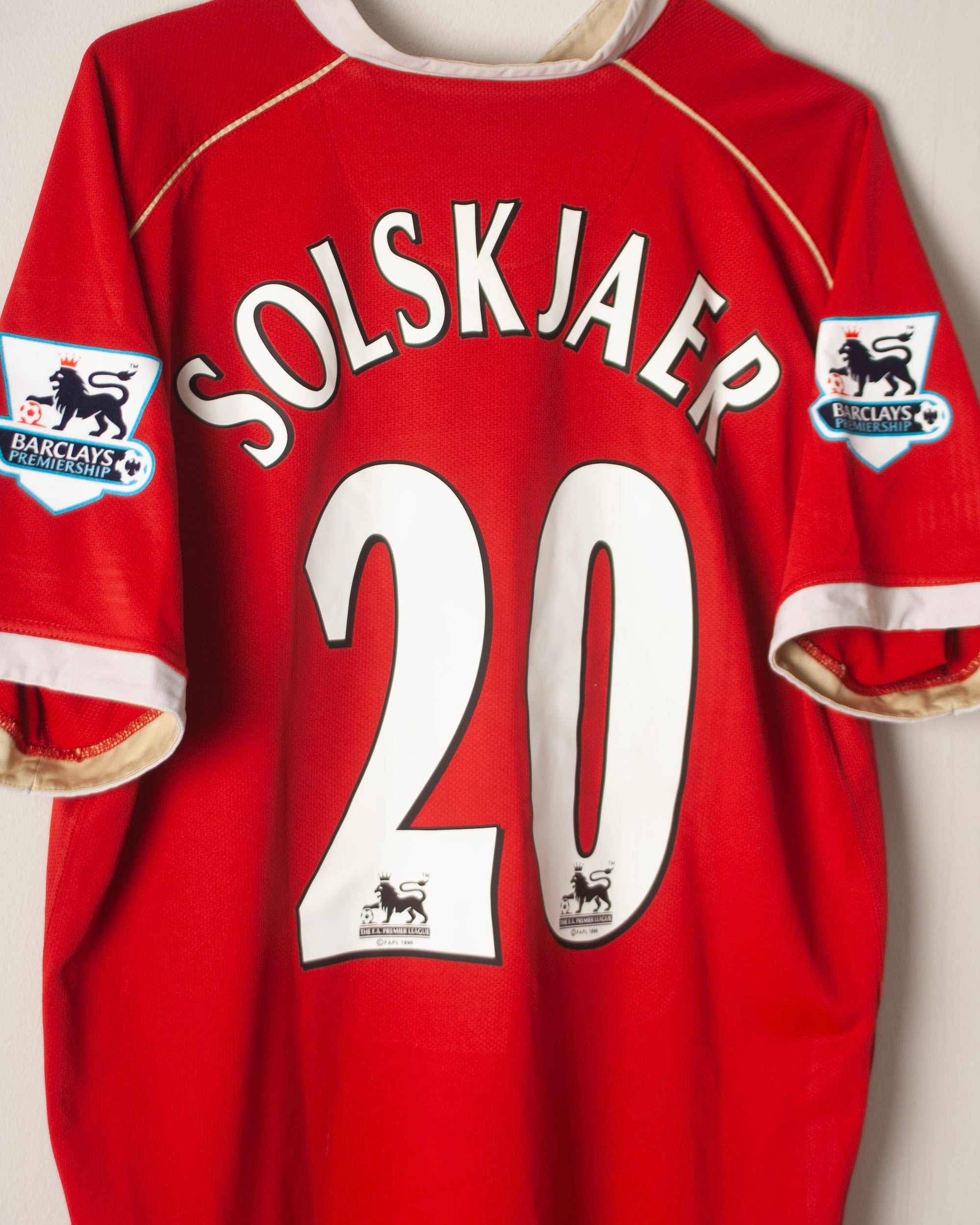 Nike - Manchester United 2006/07 Home Football Shirt 'SOLSKJAER'