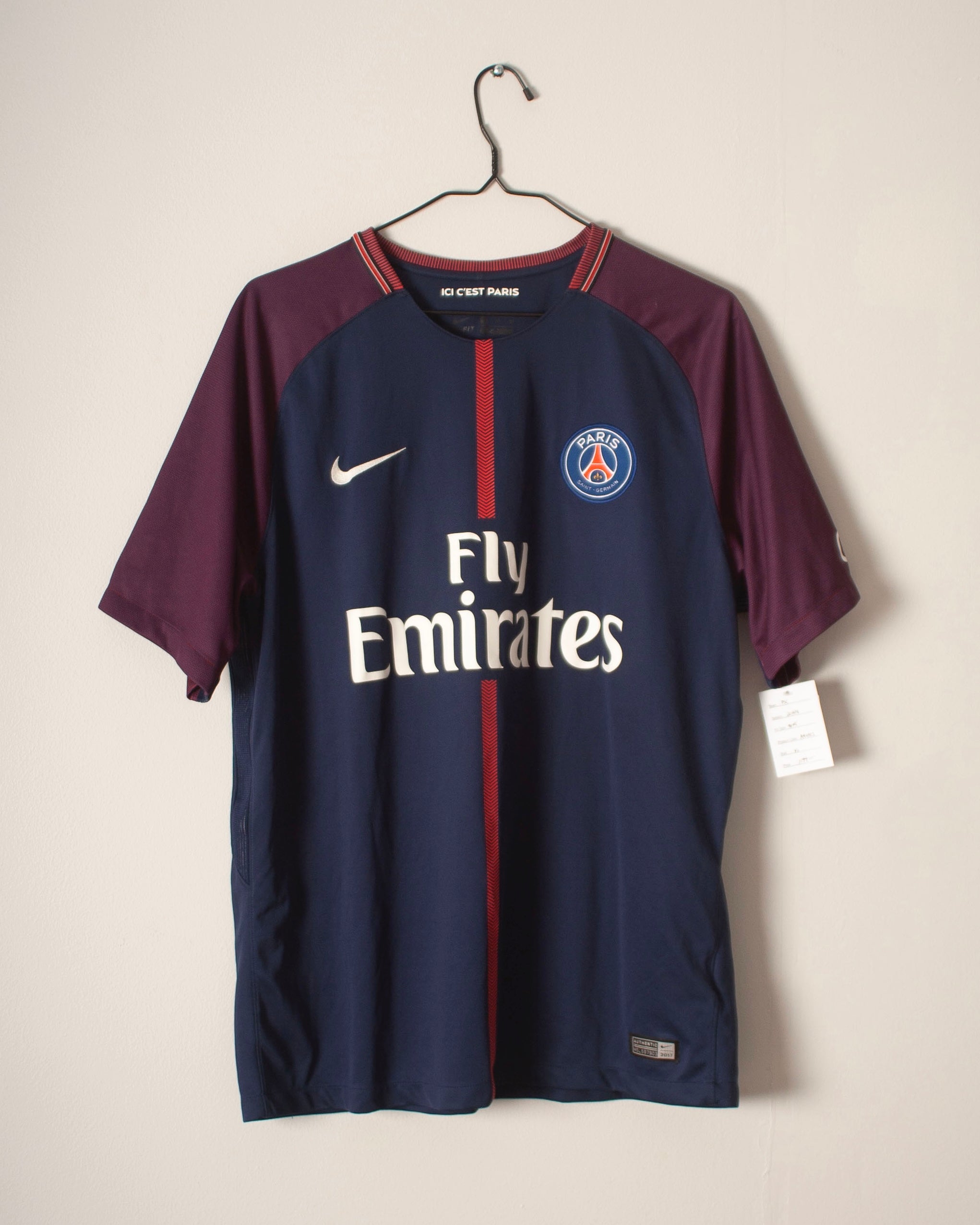 Nike - Paris Saint-Germain 2017/18 Home Football Shirt 'MBAPPÉ'