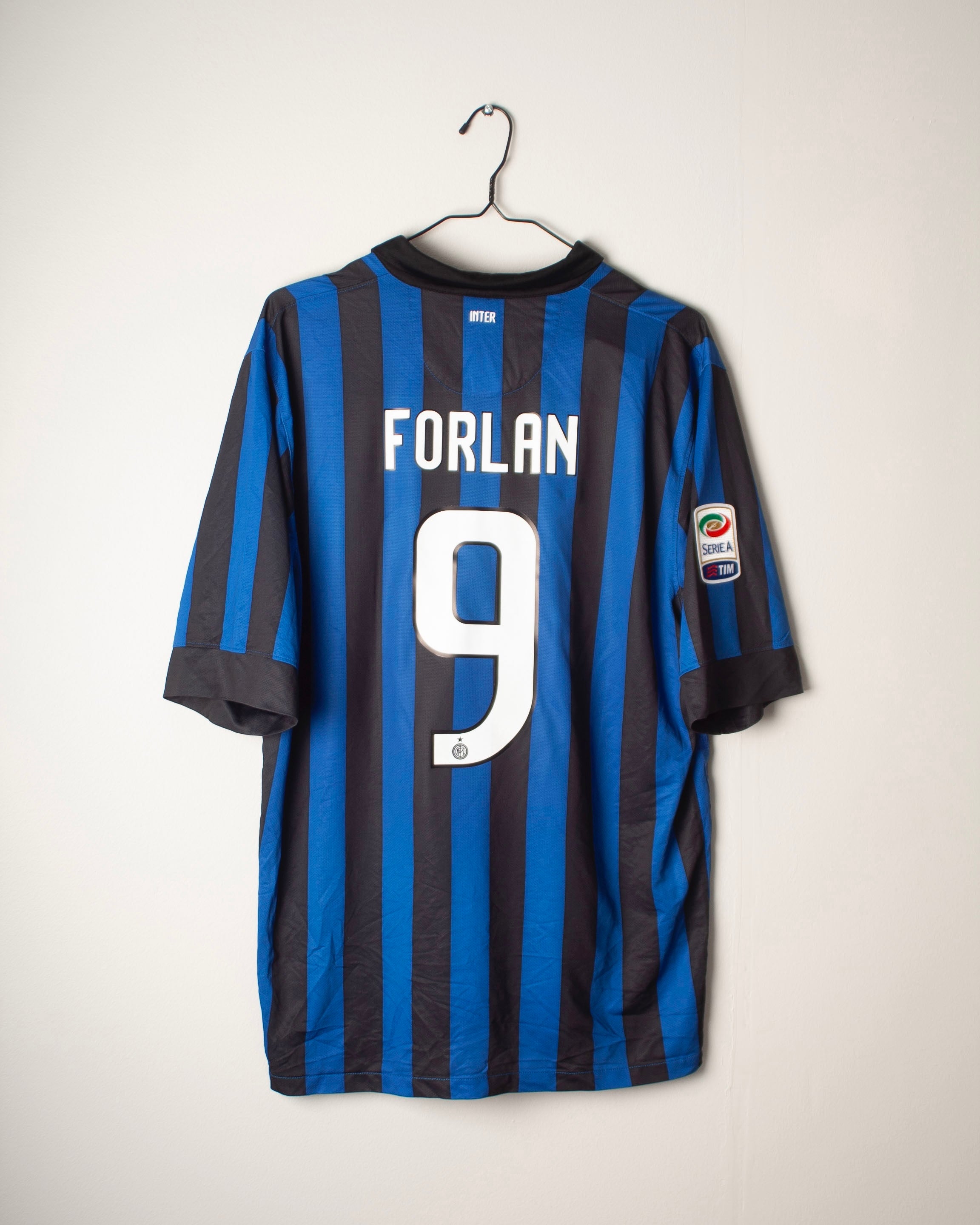 Nike - Inter Milan 2011/12 Home Football Shirt 'FORLAN'