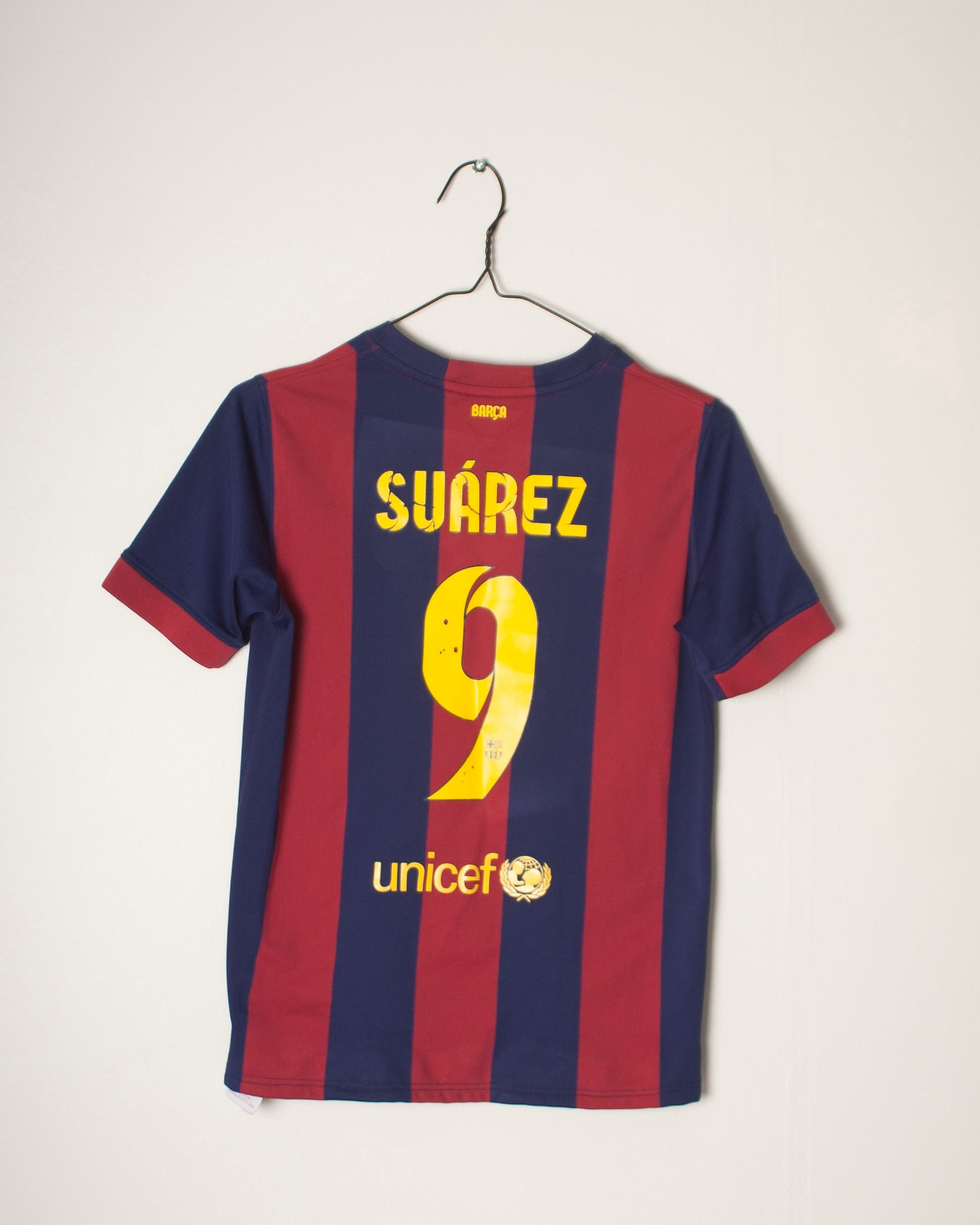 Nike - FC Barcelona 2014/15 Home Football Shirt 'SUÁREZ'